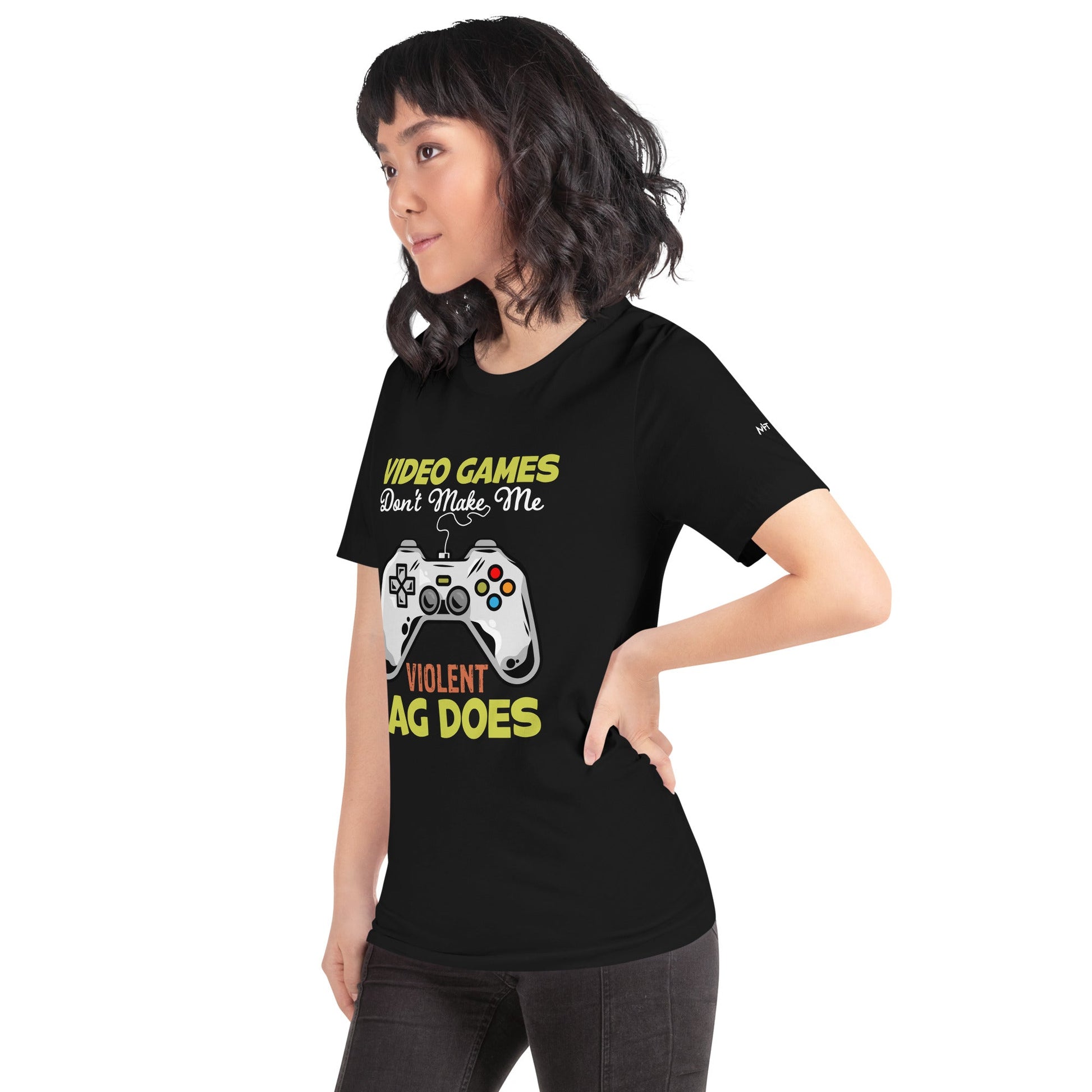 Video Games Lag does Make me Violent - Unisex t-shirt by DarkByteGear