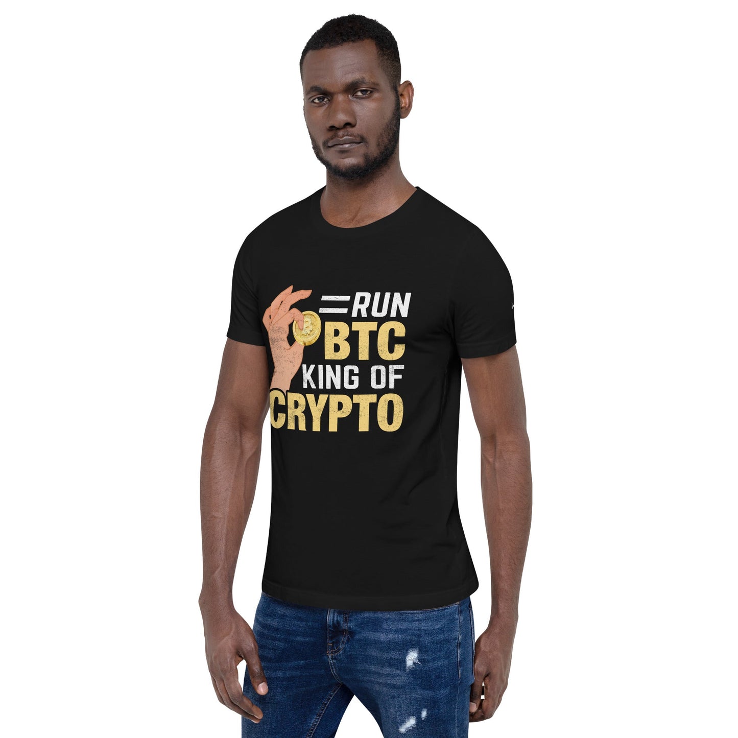 = Run BTC King of BitCoin - Unisex t-shirt by DarkByteGear