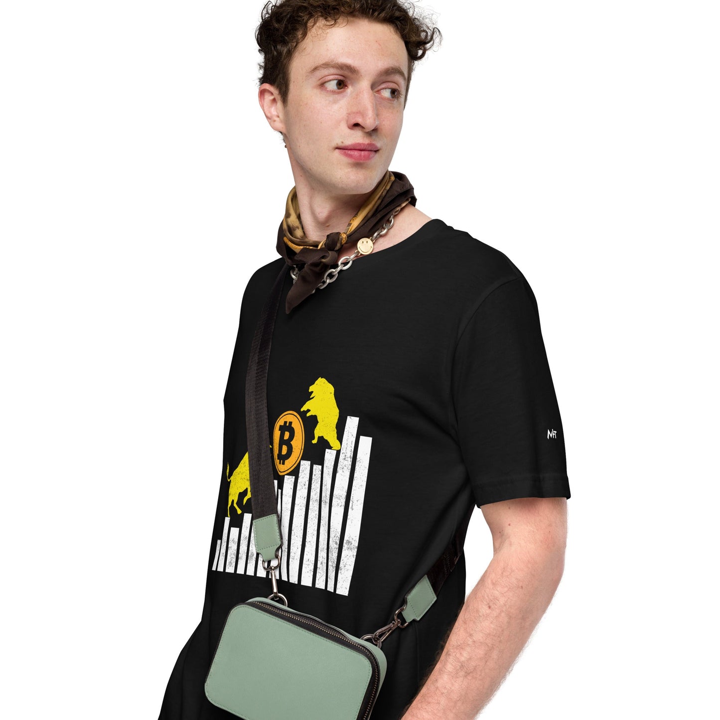 Bull Bear Bitcoin Statistic - Unisex t-shirt by DarkByteGear