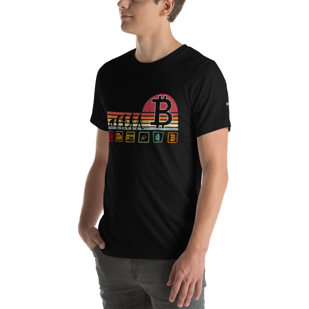 Bitcoin Evolution - Unisex t-shirt by DarkByteGear