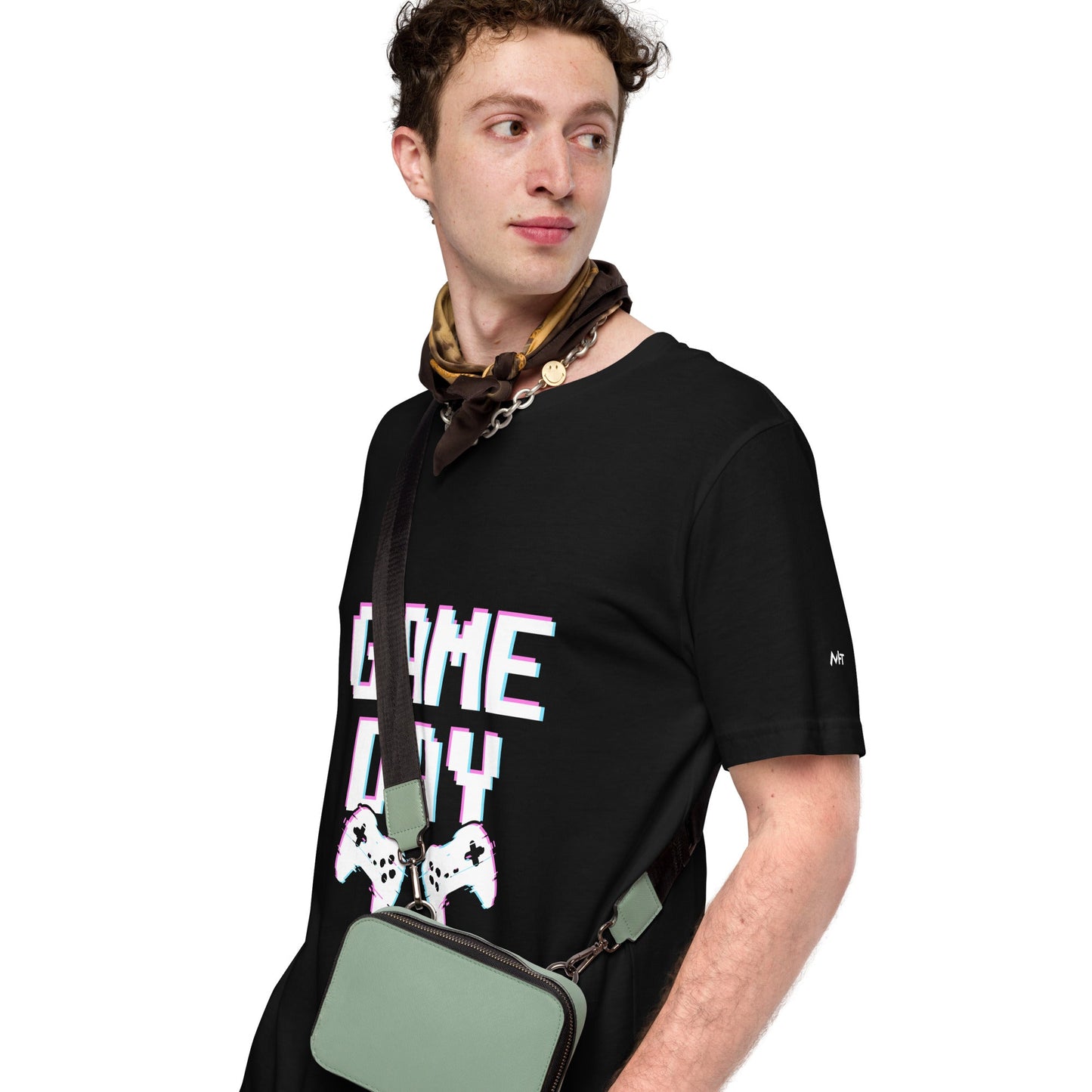 Game Day Lego White - Unisex t-shirt by DarkByteGear