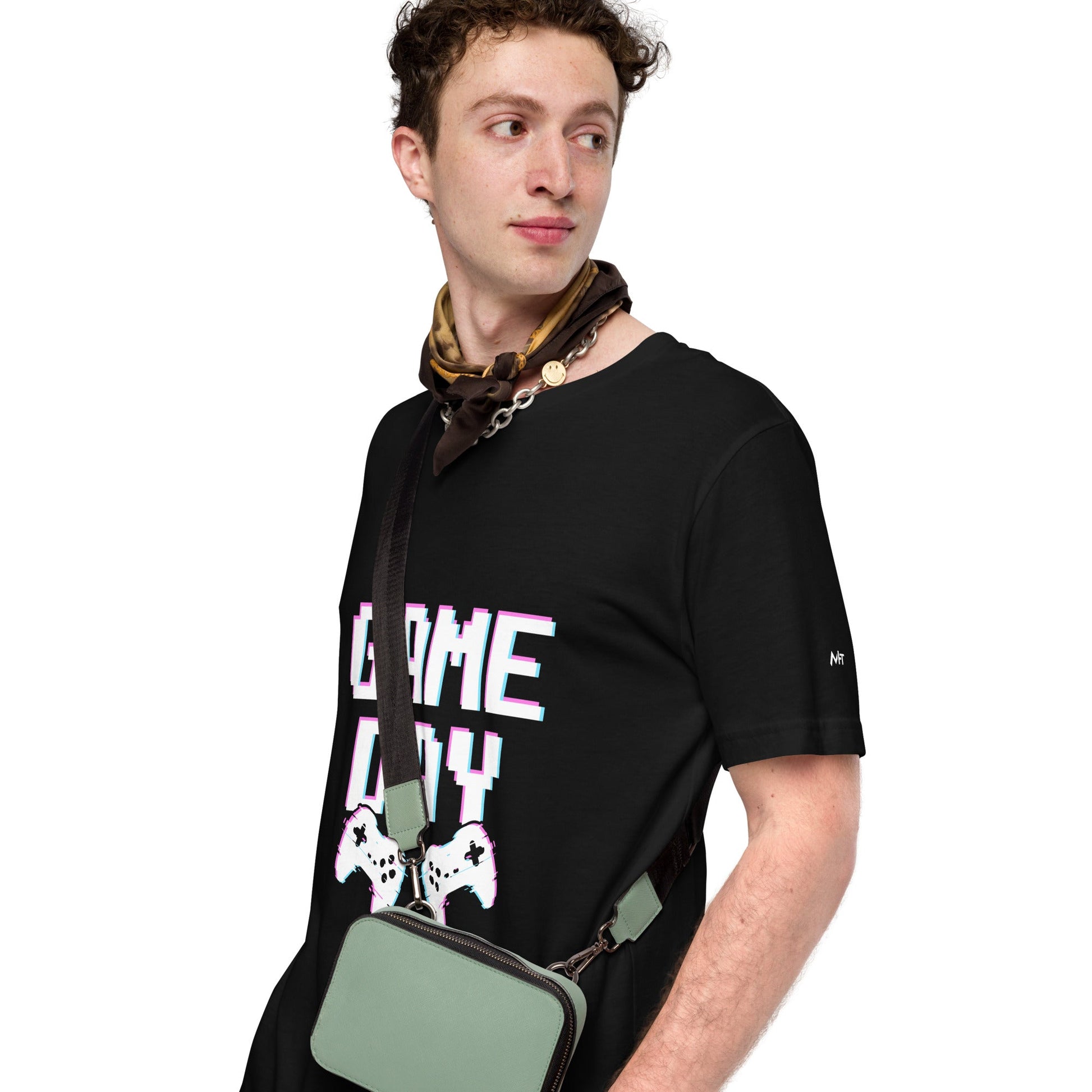 Game Day Lego White - Unisex t-shirt by DarkByteGear