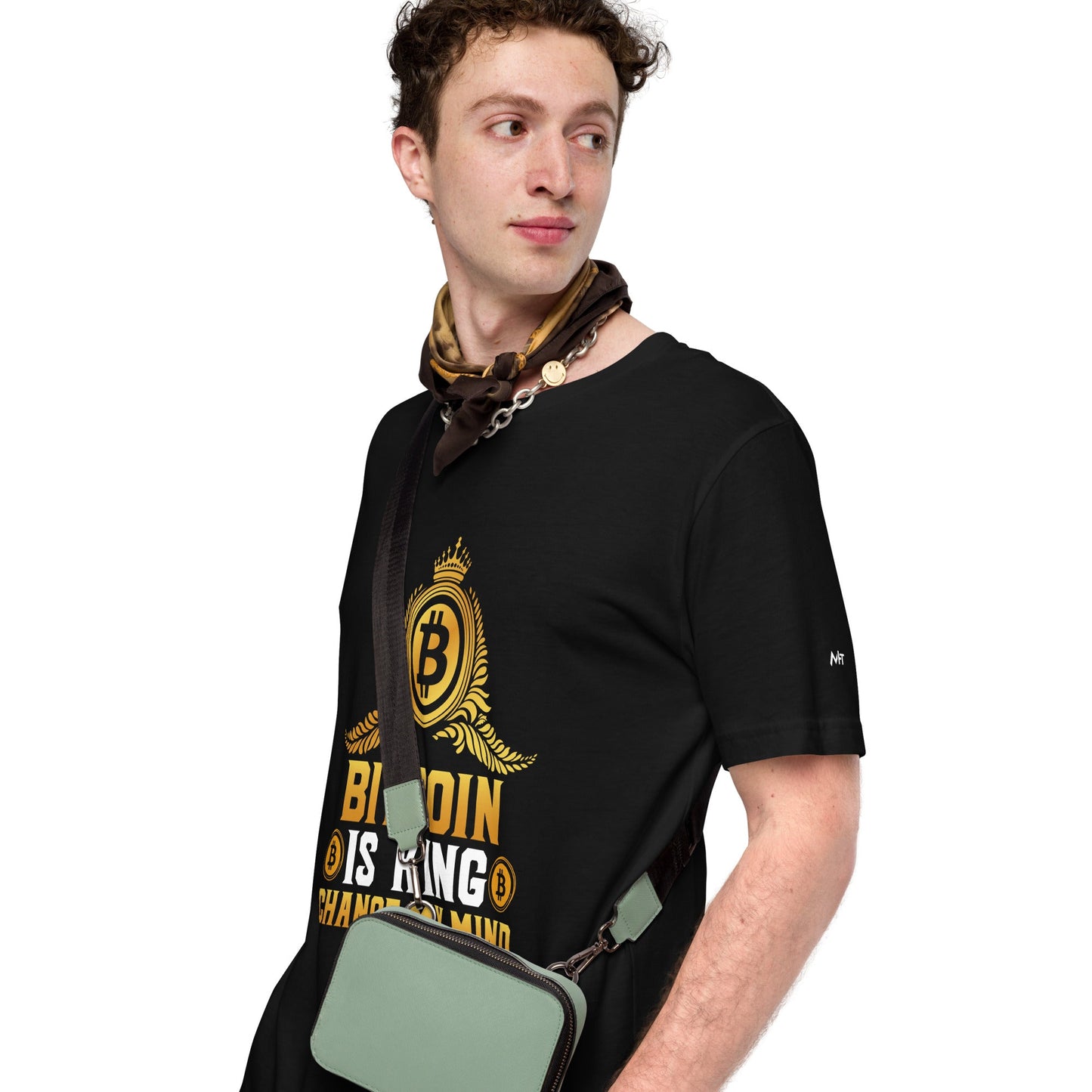 Bitcoin is King: Change my Mind - Unisex t-shirt by DarkByteGear