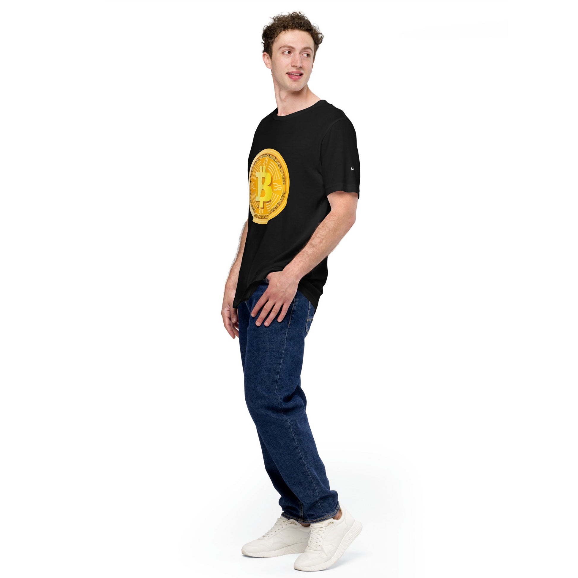 Bitcoin Medal - Unisex t-shirt by DarkByteGear