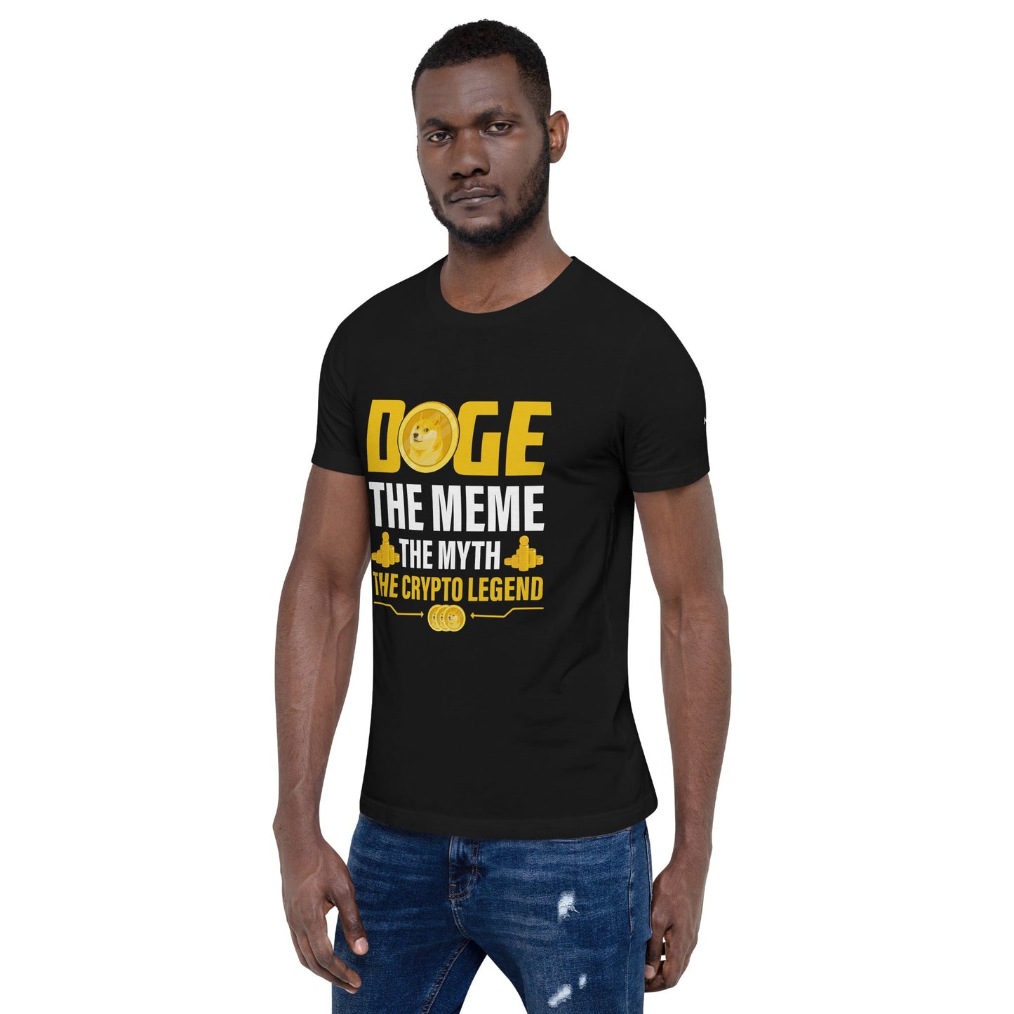 Doge the Meme, the Myth, the Crypto Legend - Unisex t-shirt by DarkByteGear