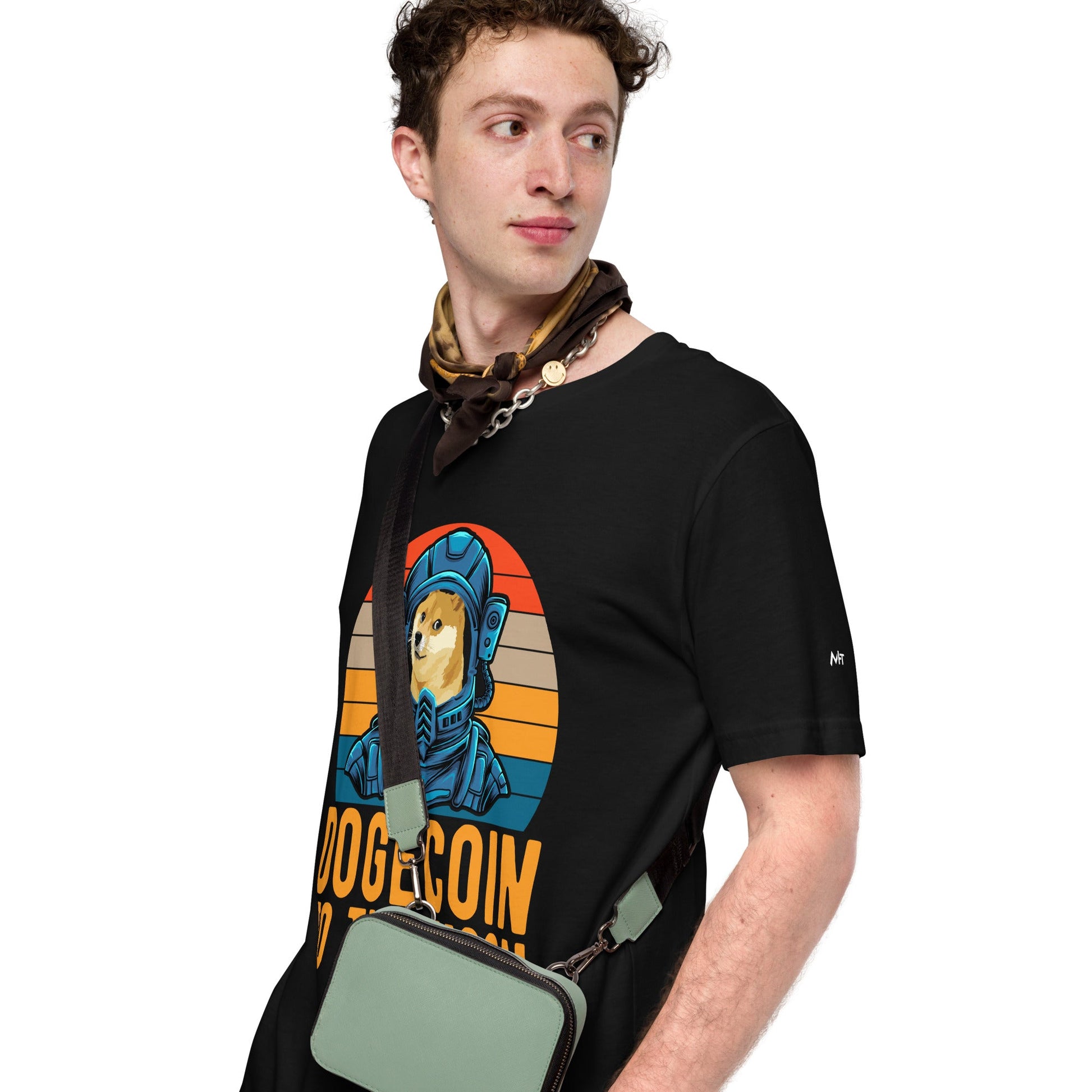 Doge Coin to the Moon - Unisex t-shirt by DarkByteGear