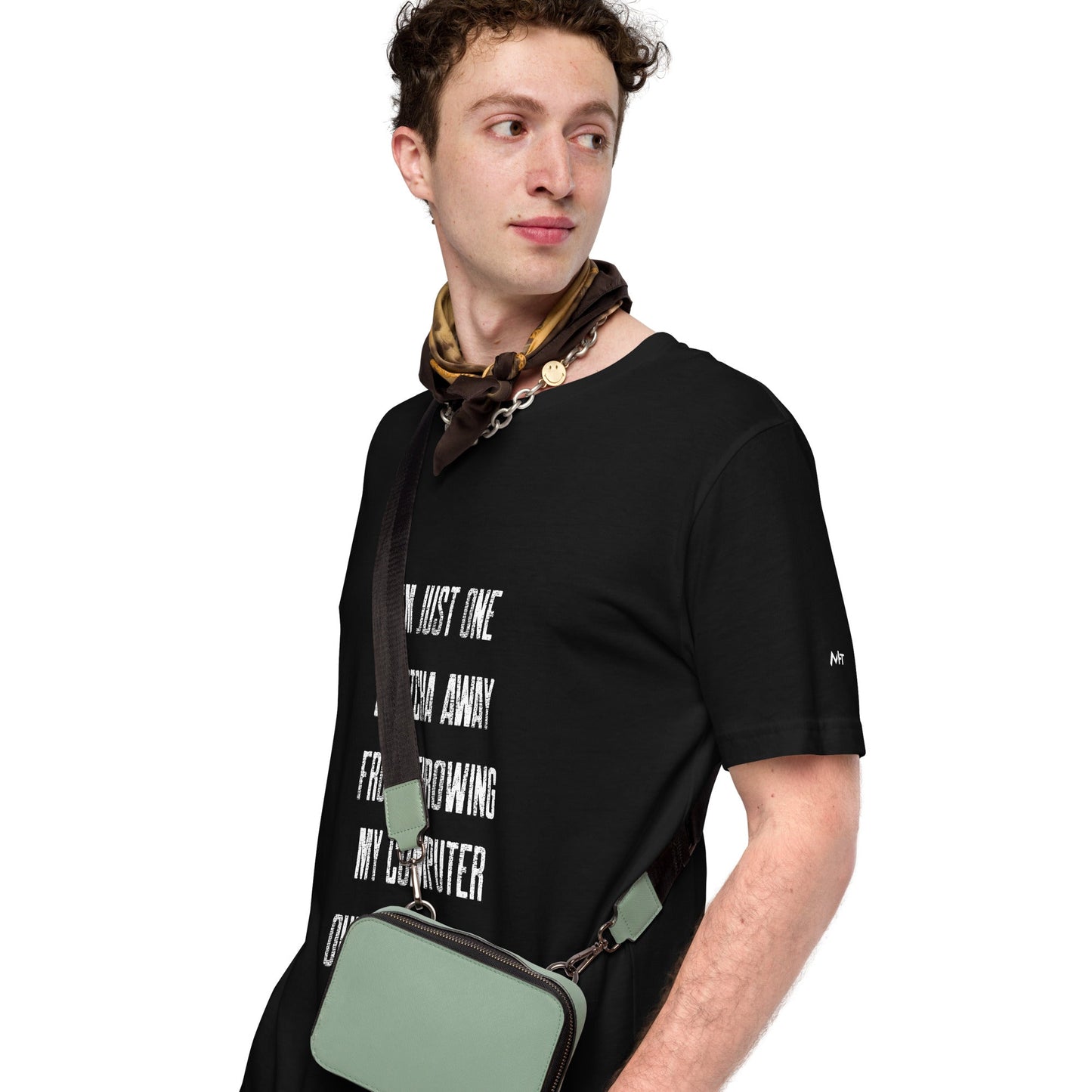 I'm Just one CAPTCHA away from throwing my Computer away V1 - Unisex t-shirt by DarkByteGear
