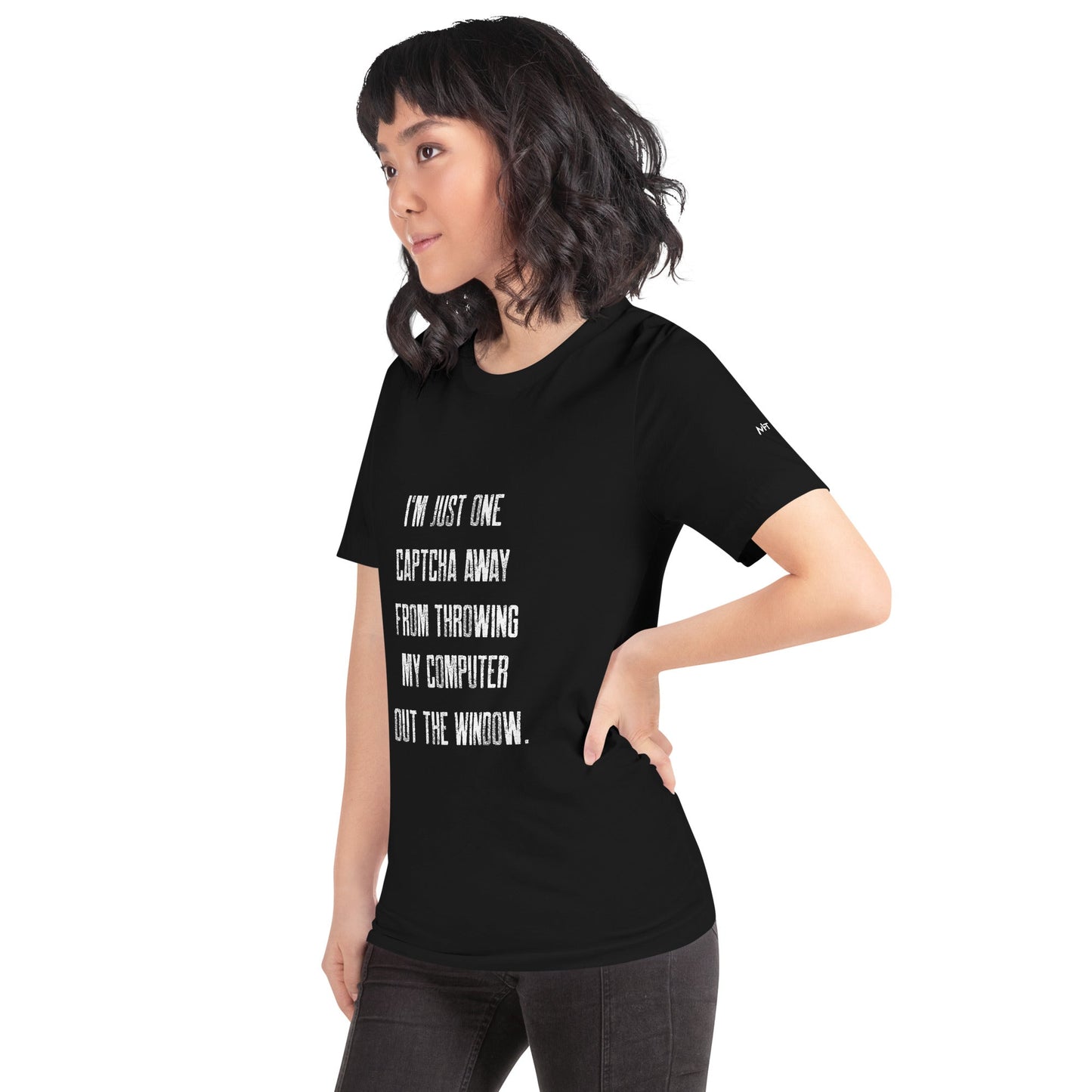 I'm Just one CAPTCHA away from throwing my Computer away V1 - Unisex t-shirt by DarkByteGear