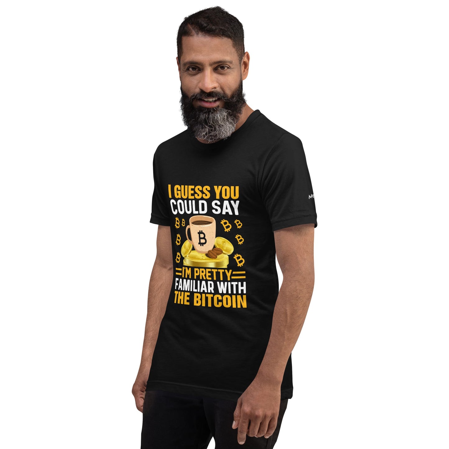 I guess you could say I am pretty familiar with the Bitcoin - Unisex t-shirt by DarkByteGear