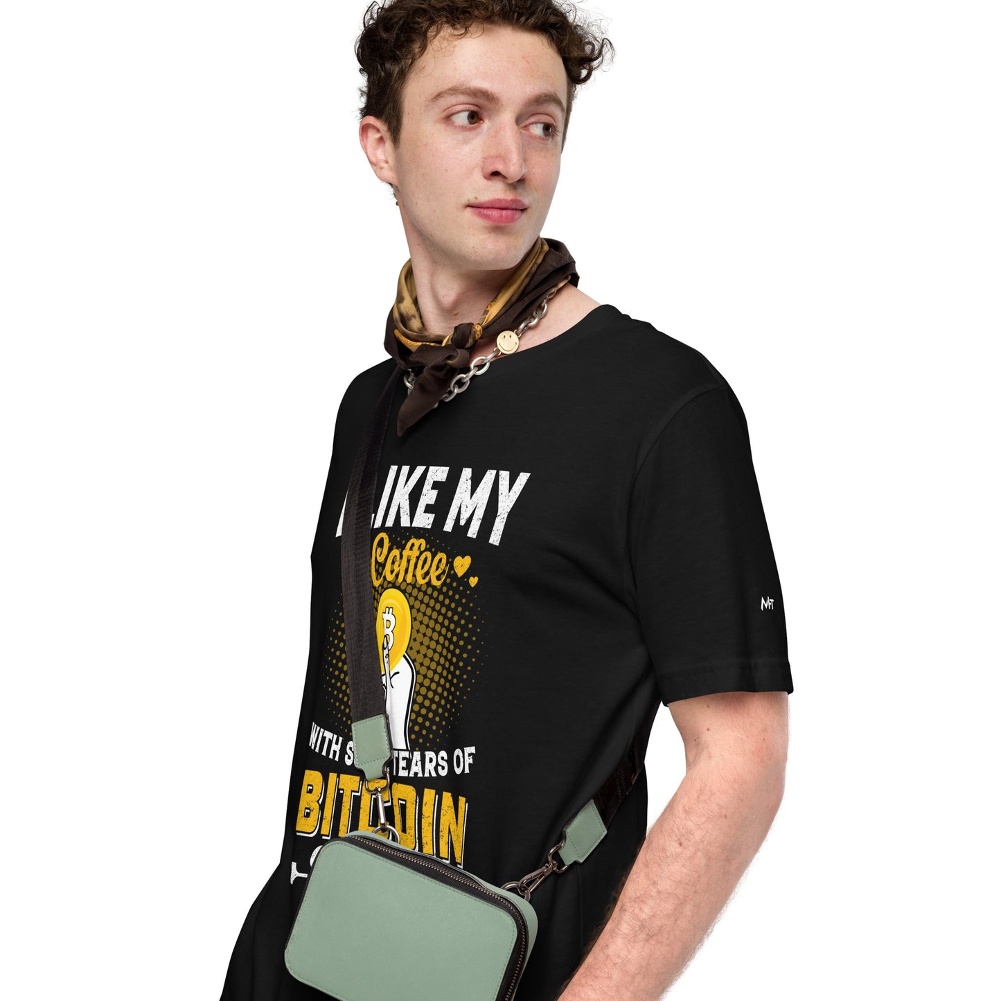 I like my Coffee with some tears of Bitcoin Haters V1 - Unisex t-shirt by DarkByteGear