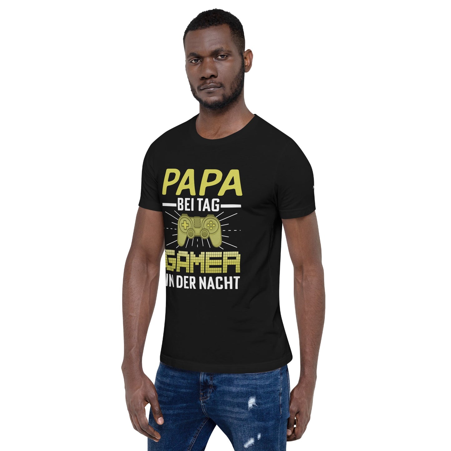 Papa Bei Tag Gamer in Der Nacht - Unisex t-shirt by DarkByteGear