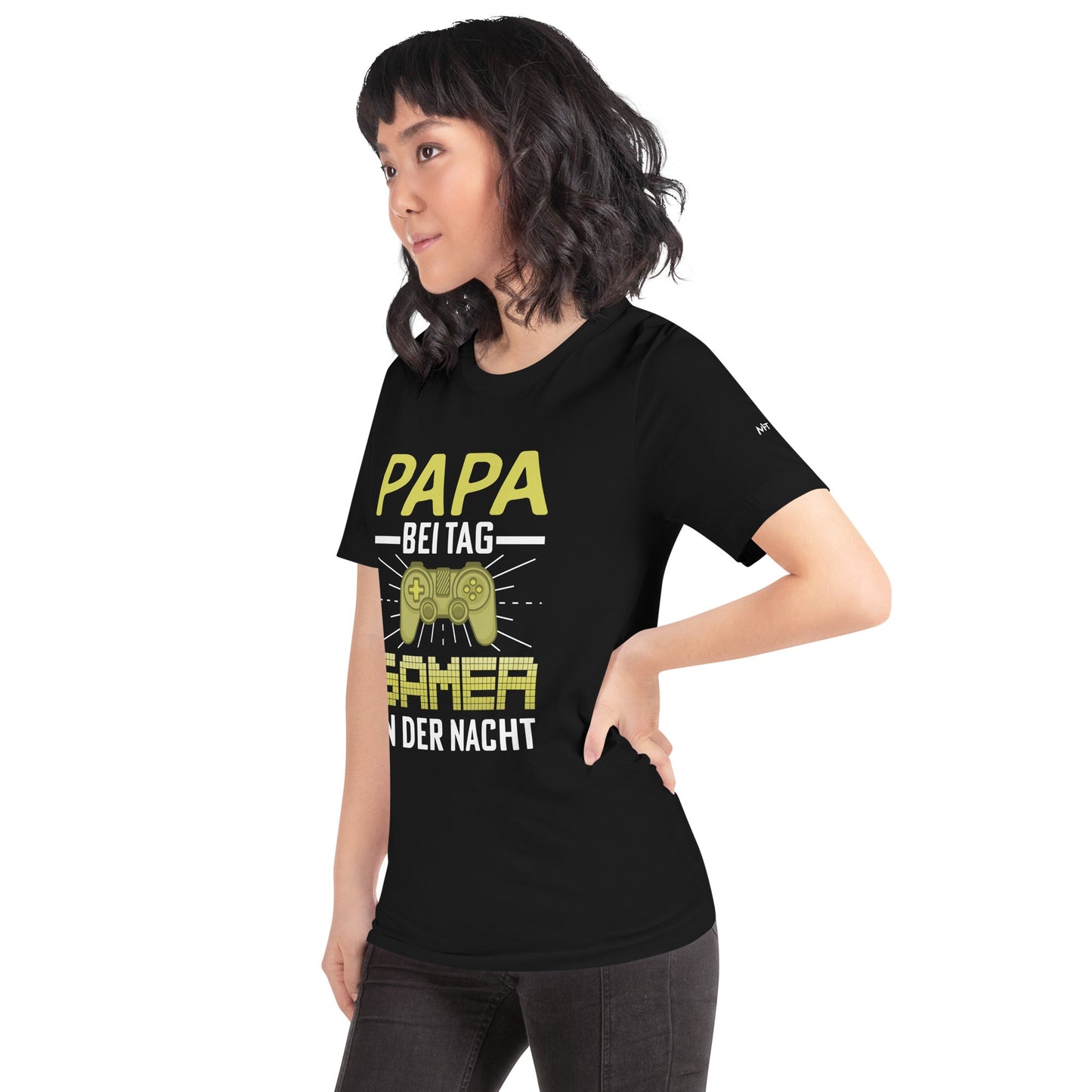 Papa Bei Tag Gamer in Der Nacht - Unisex t-shirt by DarkByteGear