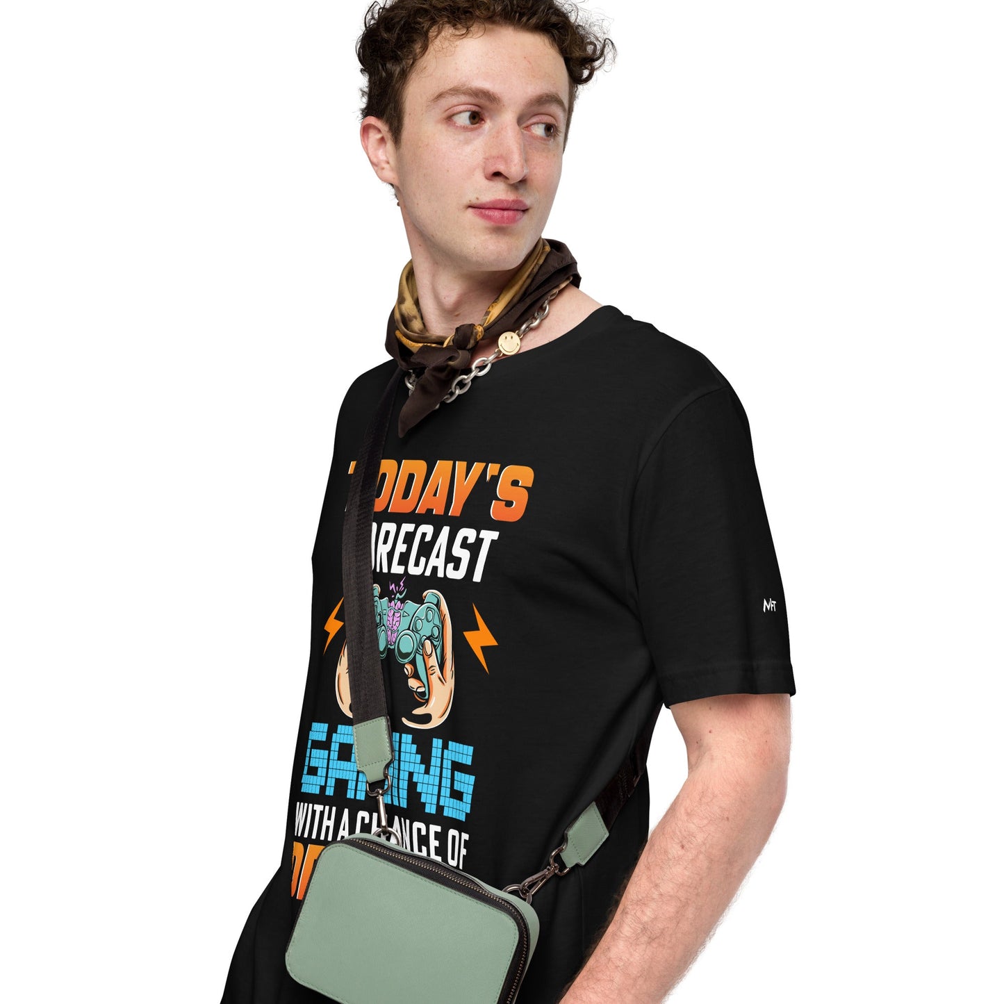 Today's Forecast; Gaming with a Chance of Drinking - Unisex t-shirt by DarkByteGear