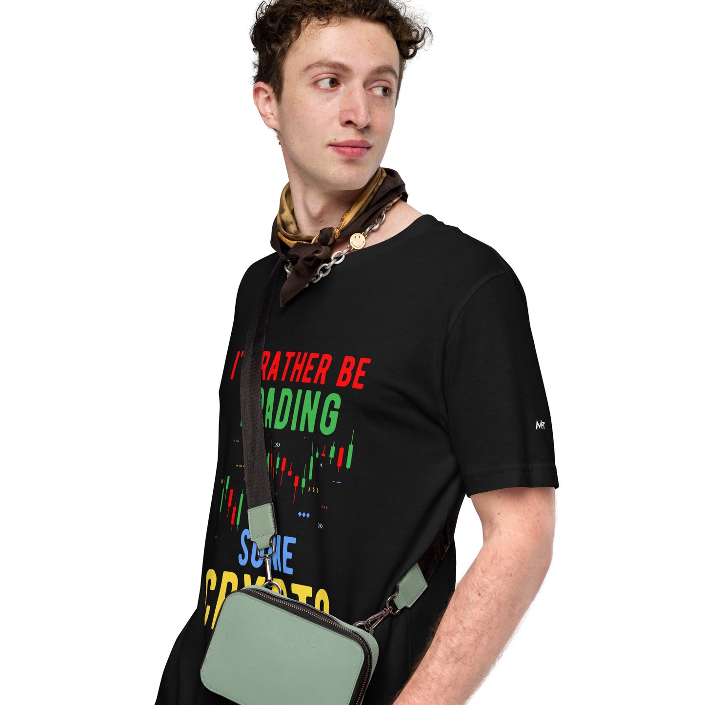 I'd rather be trading some Crypto - Unisex t-shirt by DarkByteGear
