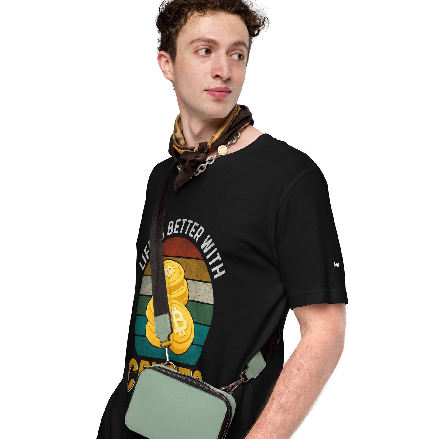 Life is Better with Bitcoin - Unisex t-shirt by DarkByteGear