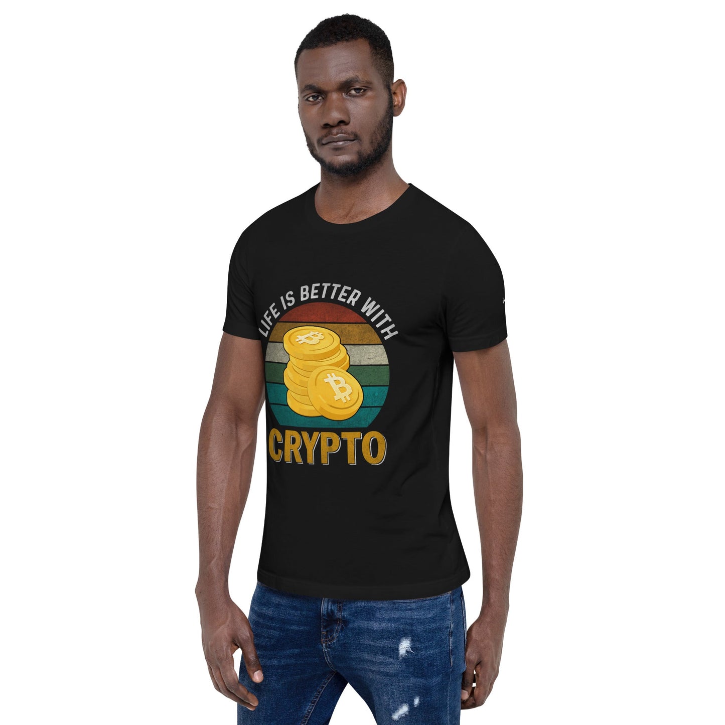 Life is Better with Bitcoin - Unisex t-shirt by DarkByteGear