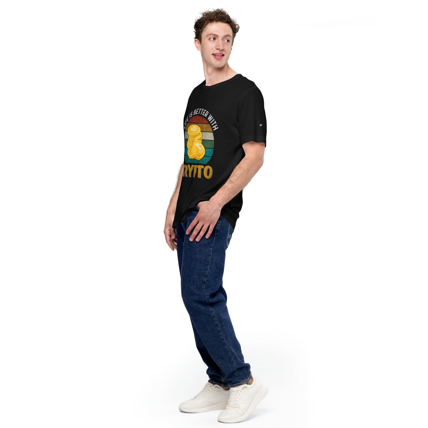 Life is Better with Bitcoin - Unisex t-shirt by DarkByteGear