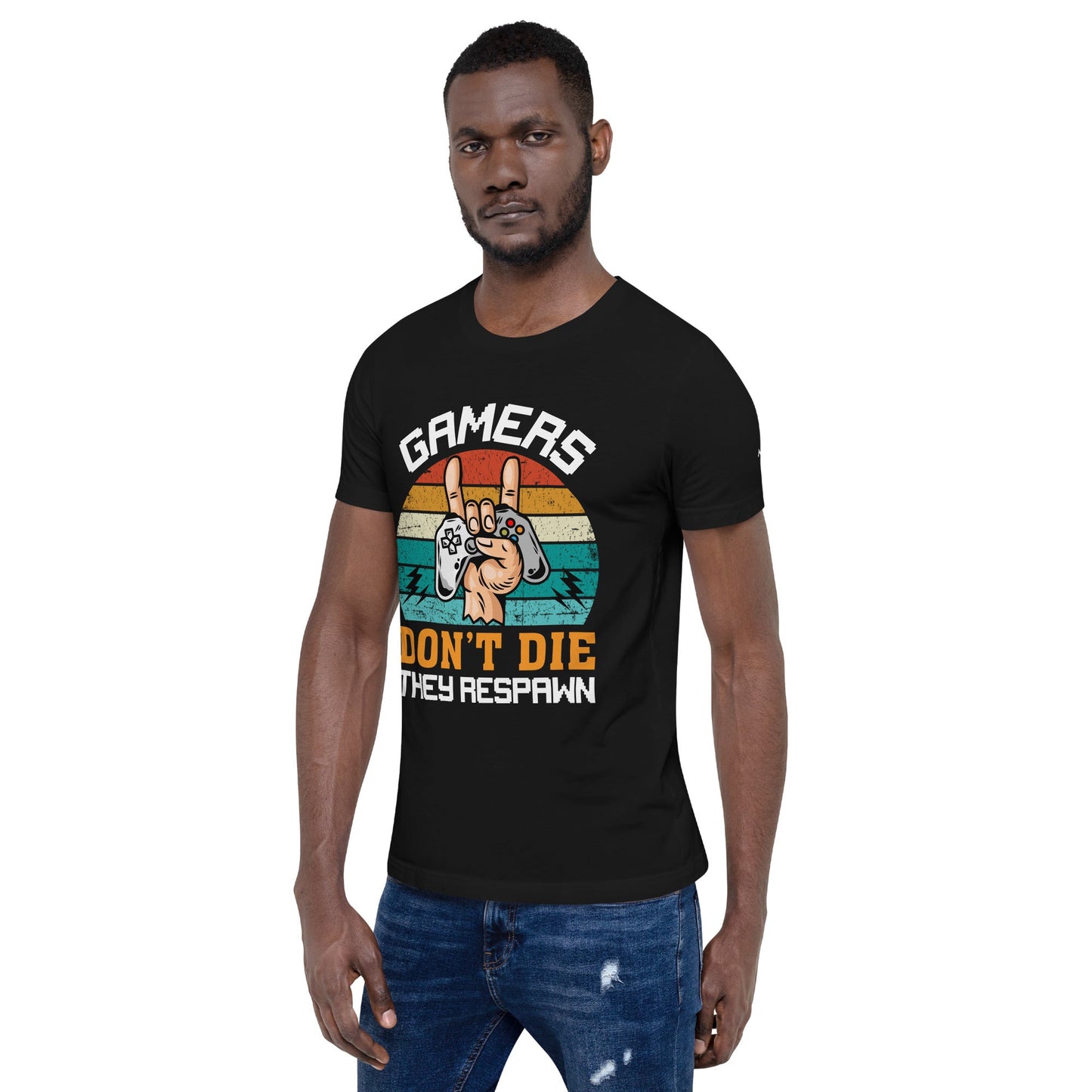 Gamers don't Die, they Respawn - Unisex t-shirt by DarkByteGear