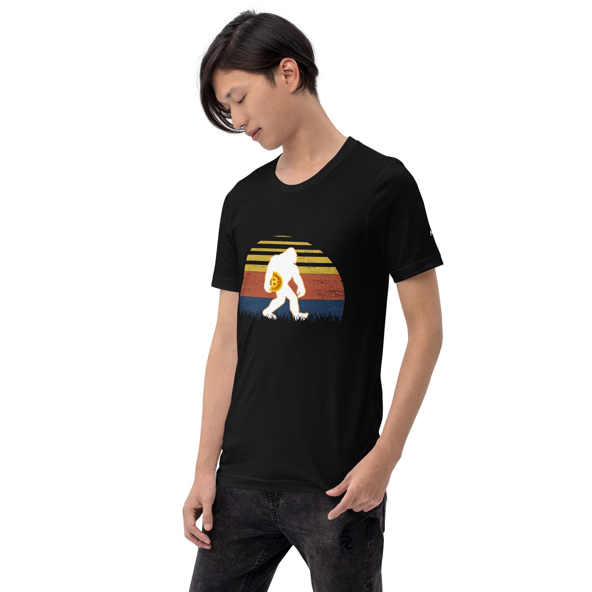 Retro Bitcoin - Unisex t-shirt by DarkByteGear