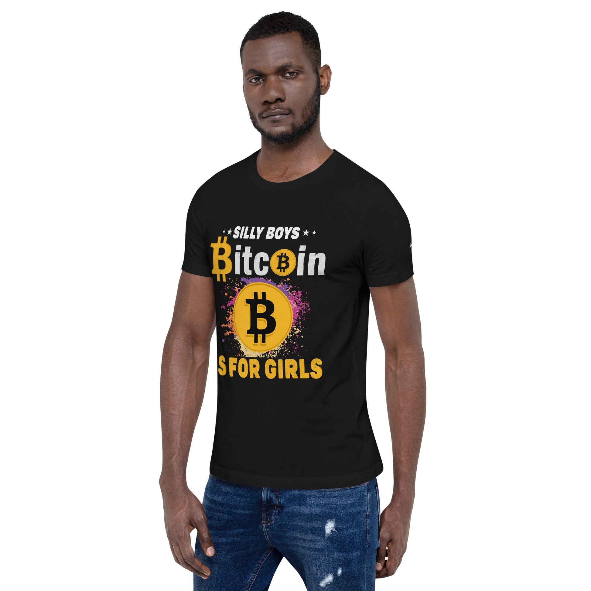 *Silly Boys* : BTC is for Girls - Unisex t-shirt by DarkByteGear