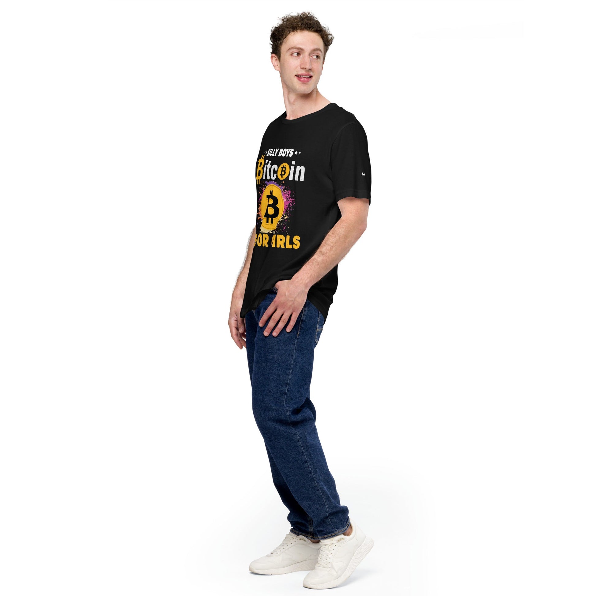 *Silly Boys* : BTC is for Girls - Unisex t-shirt by DarkByteGear