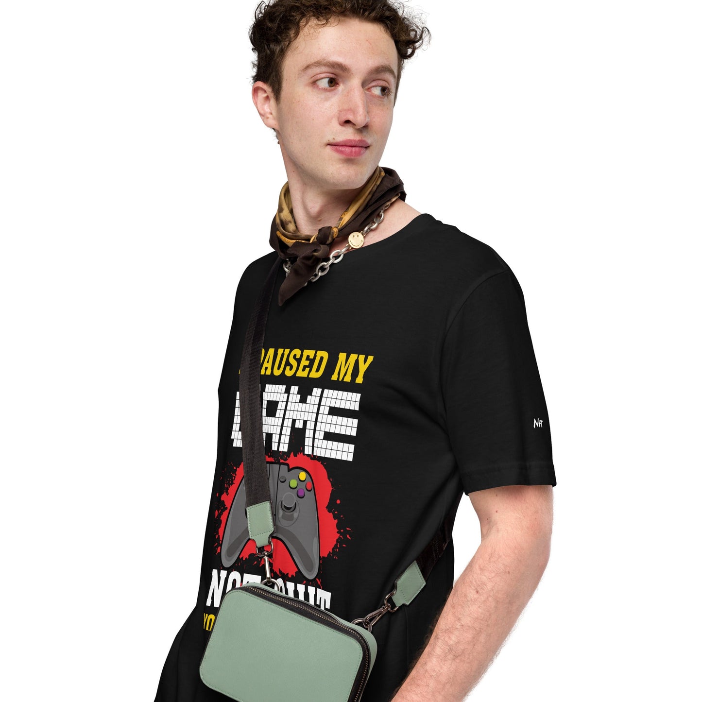 I Paused My Game, Not quit and you are welcome - Unisex t-shirt by DarkByteGear