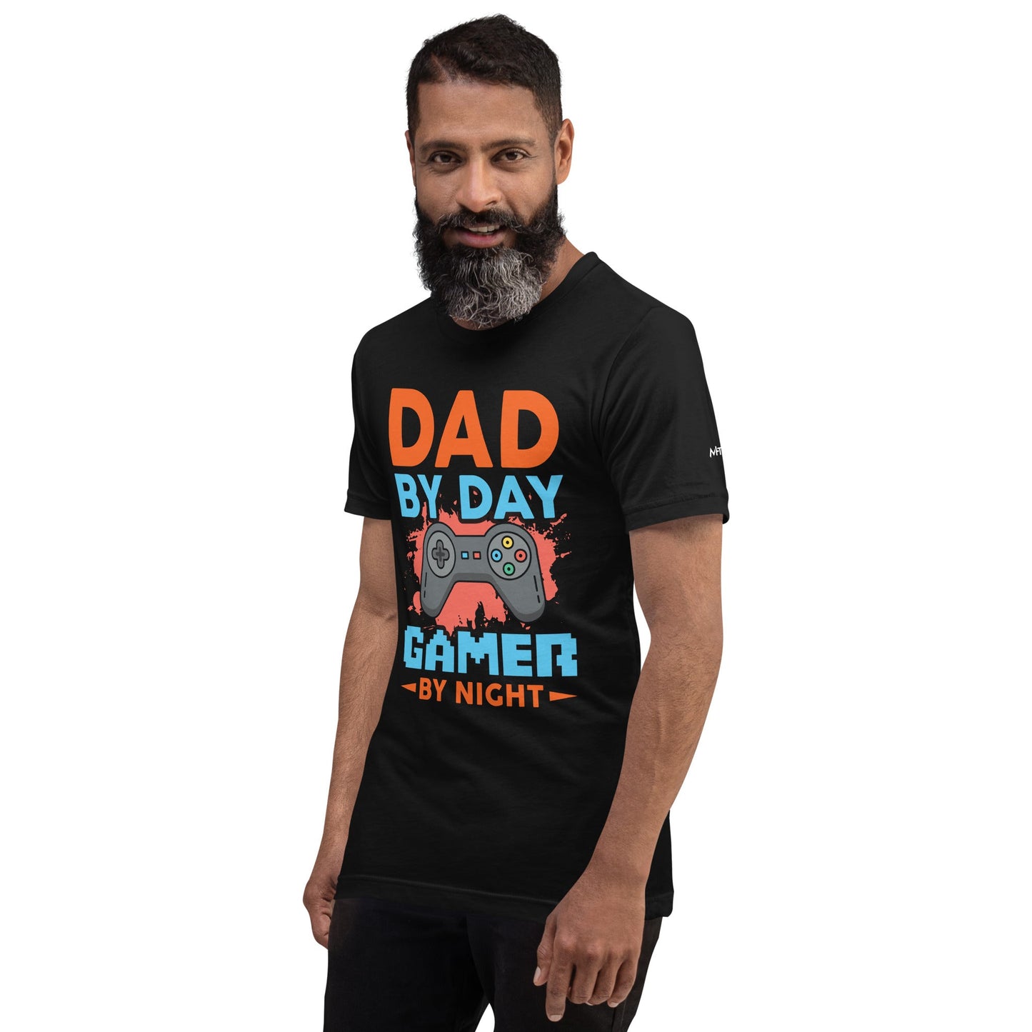 Dad by Day, Gamer by Night - Unisex t-shirt by DarkByteGear