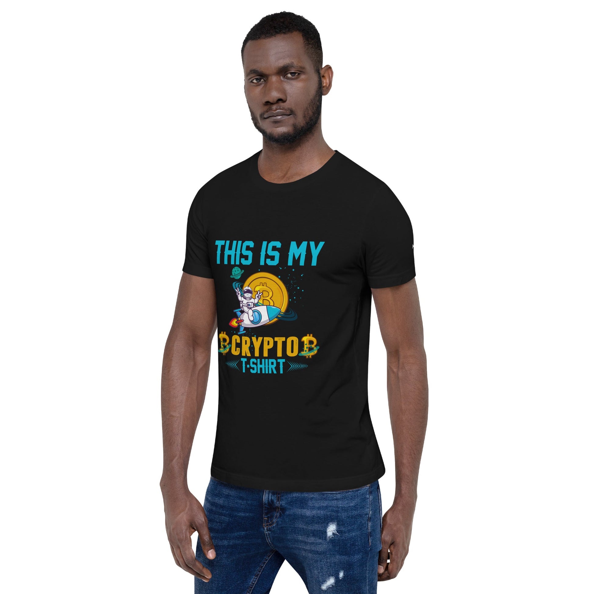 This is my Crypto T-shirt with Turtle Ninja and Missile - Unisex t-shirt by DarkByteGear