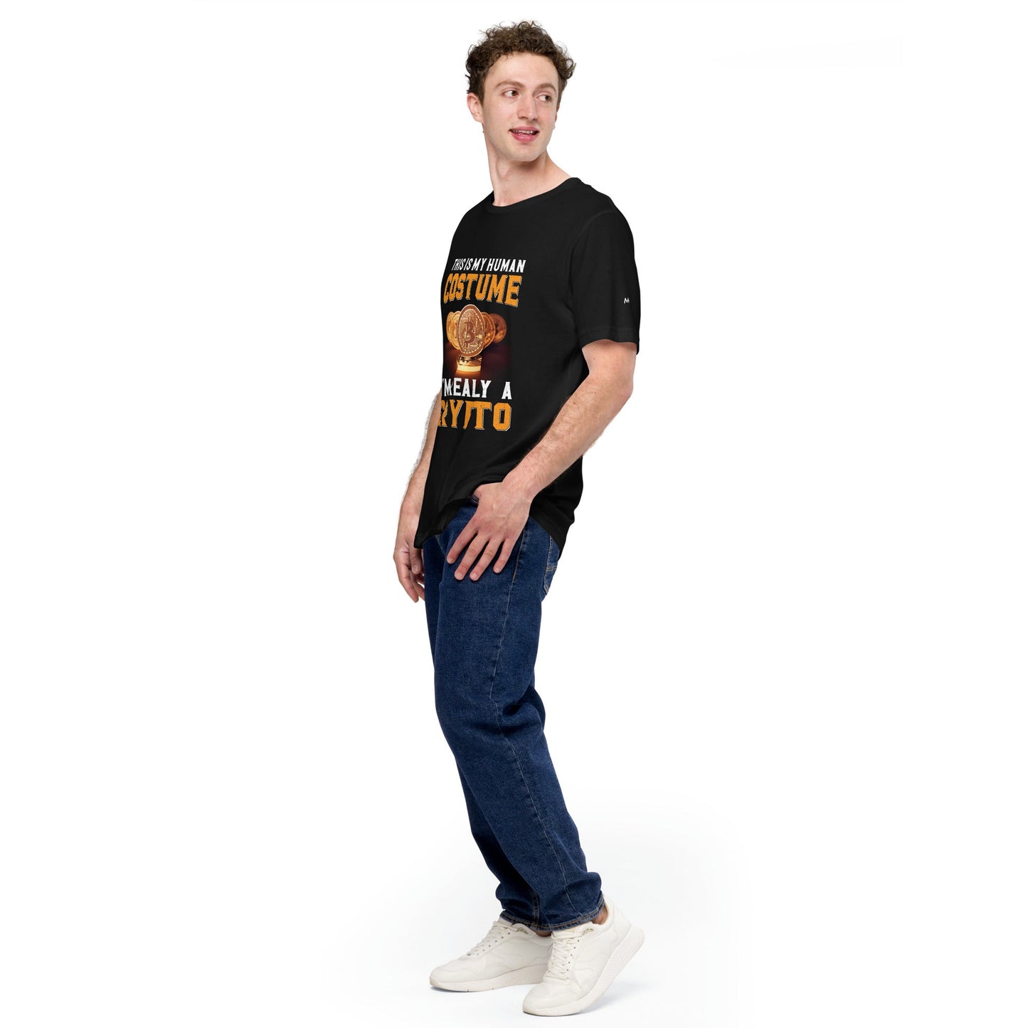 This is my Human Costume, I am a really a Crypto - Unisex t-shirt by DarkByteGear