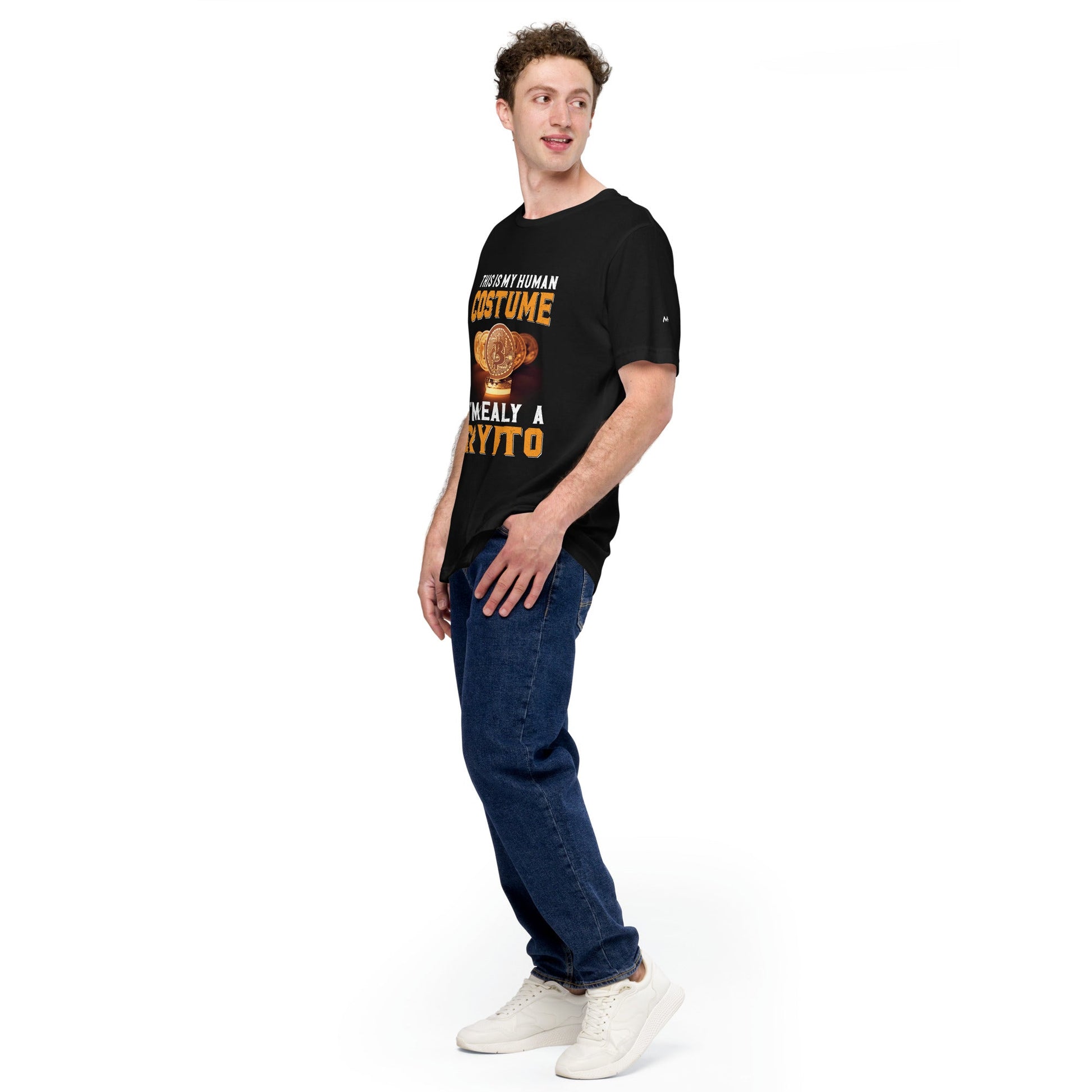 This is my Human Costume, I am a really a Crypto - Unisex t-shirt by DarkByteGear