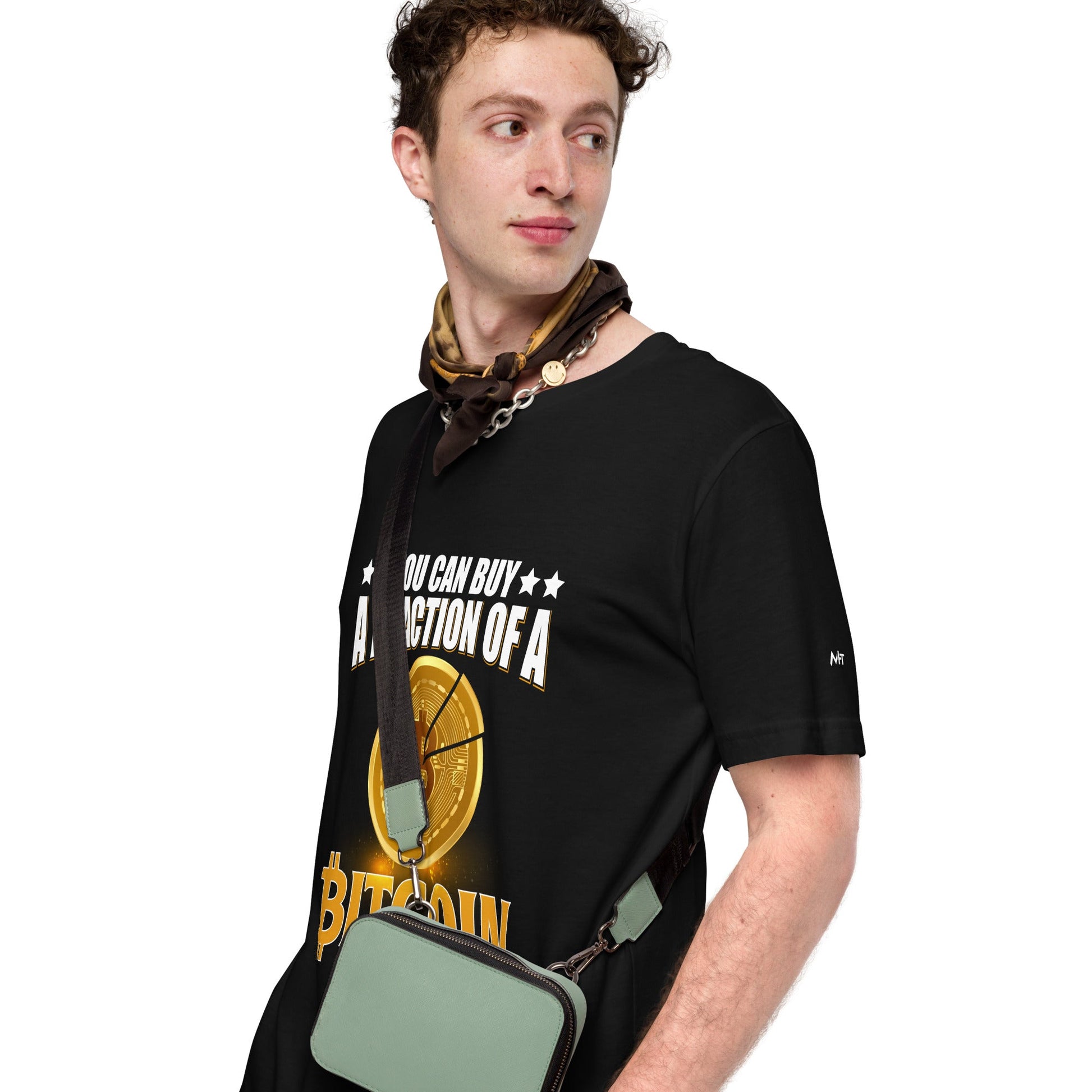 You can Buy a Fraction of a Bitcoin - Unisex t-shirt by DarkByteGear