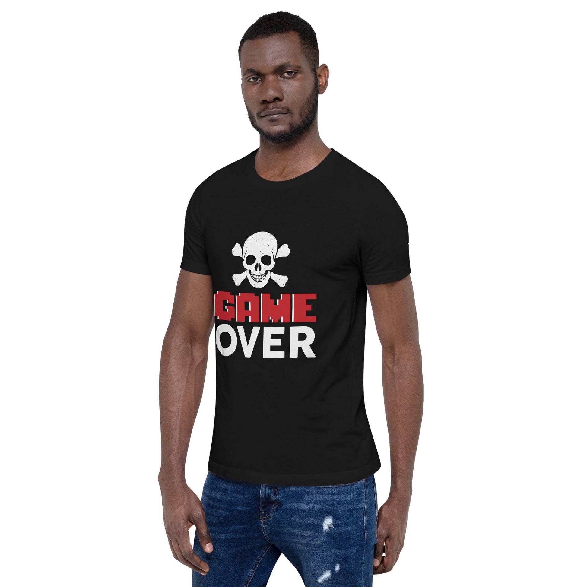 Game Over - Unisex t-shirt ( Back Print ) by DarkByteGear
