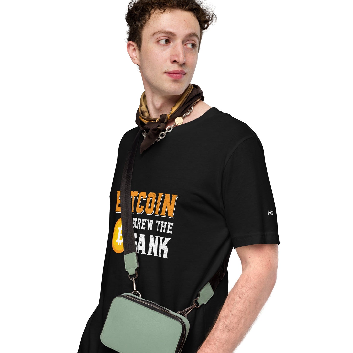Bitcoin Screw the Bank - Unisex t-shirt by DarkByteGear