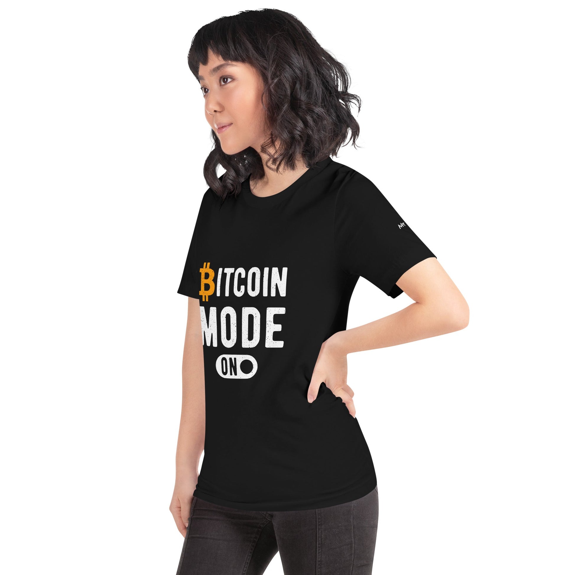 Bitcoin Mode is On - Unisex t-shirt by DarkByteGear