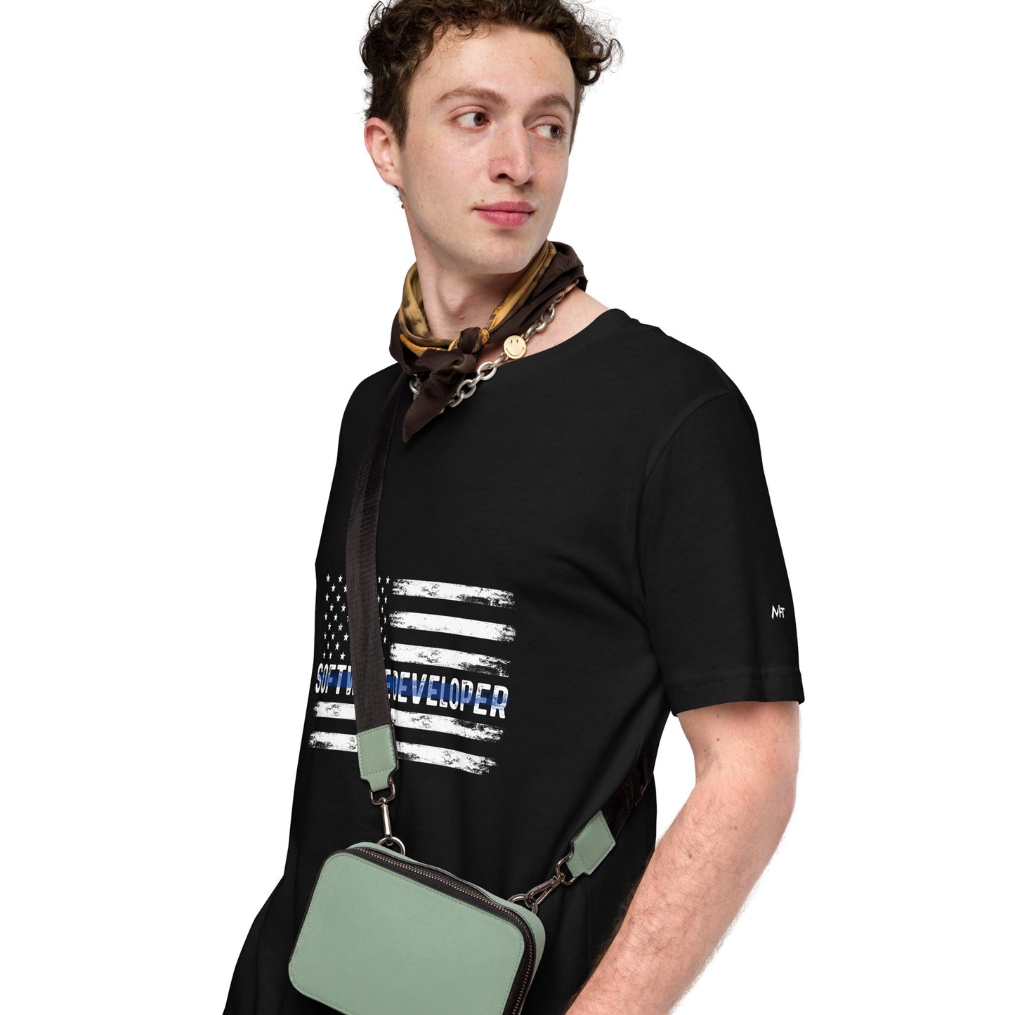 Patriotic Software Developer - Unisex t-shirt by DarkByteGear