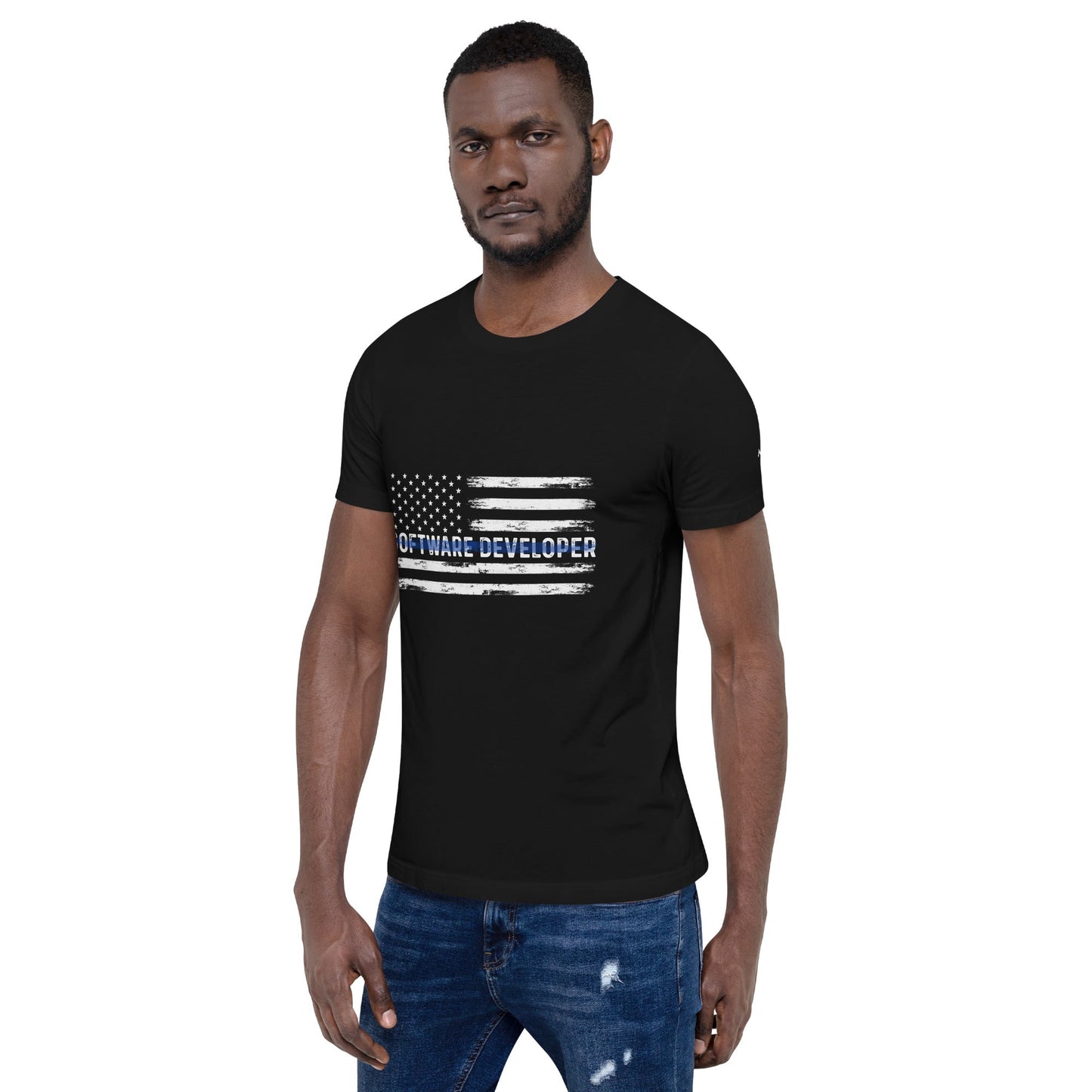 Patriotic Software Developer - Unisex t-shirt by DarkByteGear