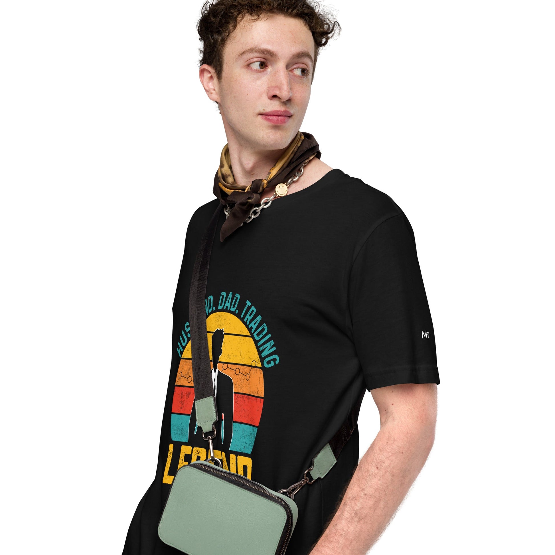 Husband.Dad.Trading Legend - Unisex t-shirt by DarkByteGear
