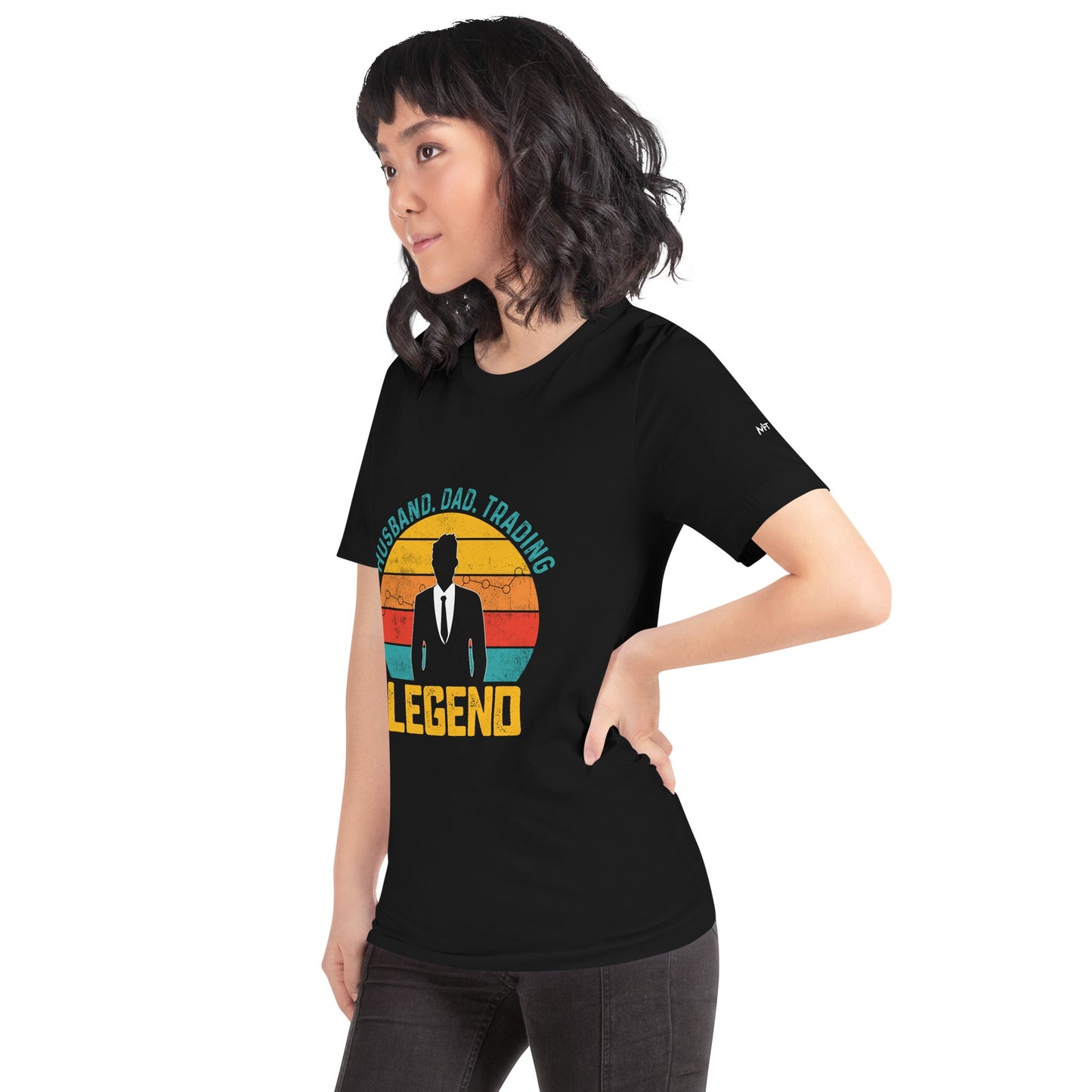 Husband.Dad.Trading Legend - Unisex t-shirt by DarkByteGear
