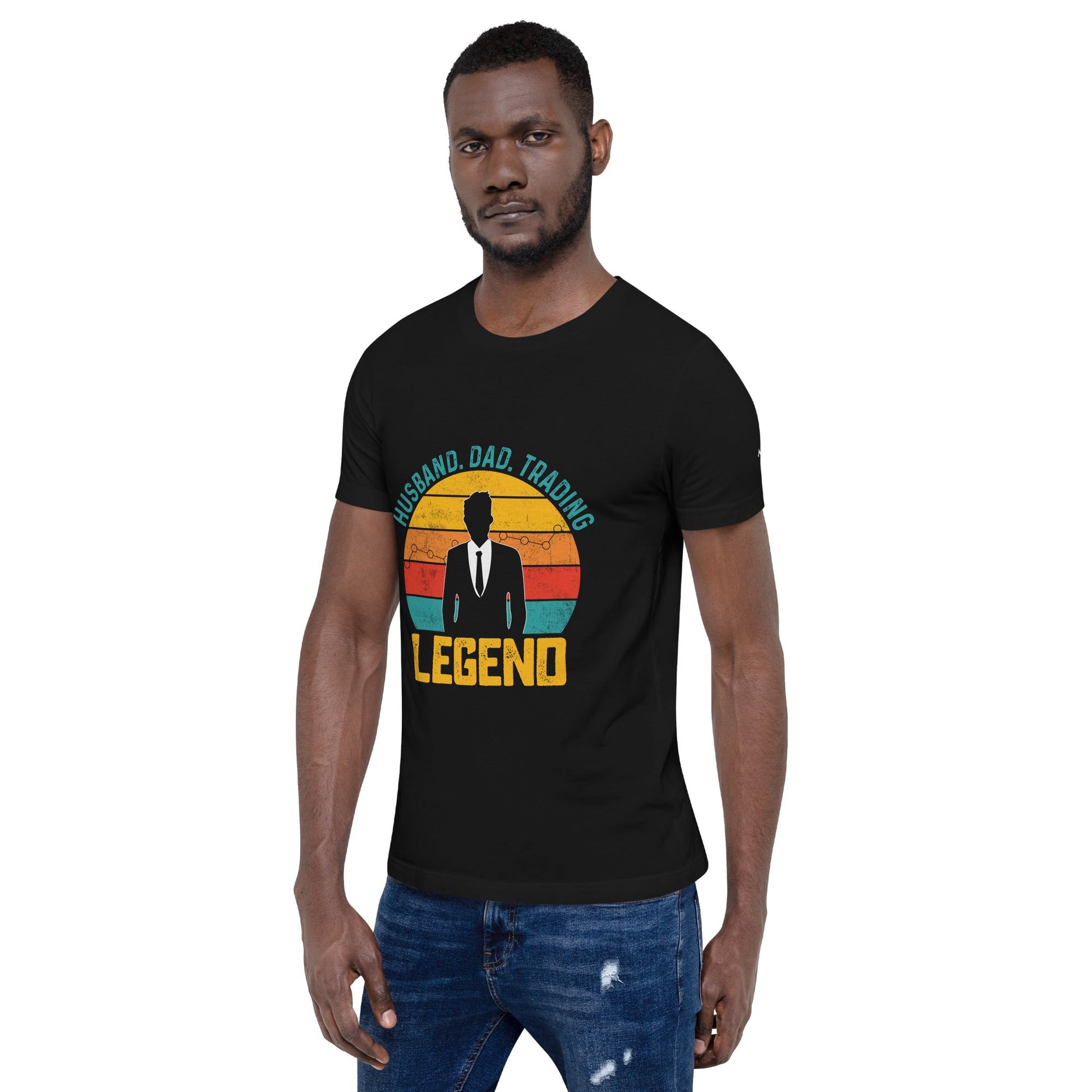 Husband.Dad.Trading Legend - Unisex t-shirt by DarkByteGear