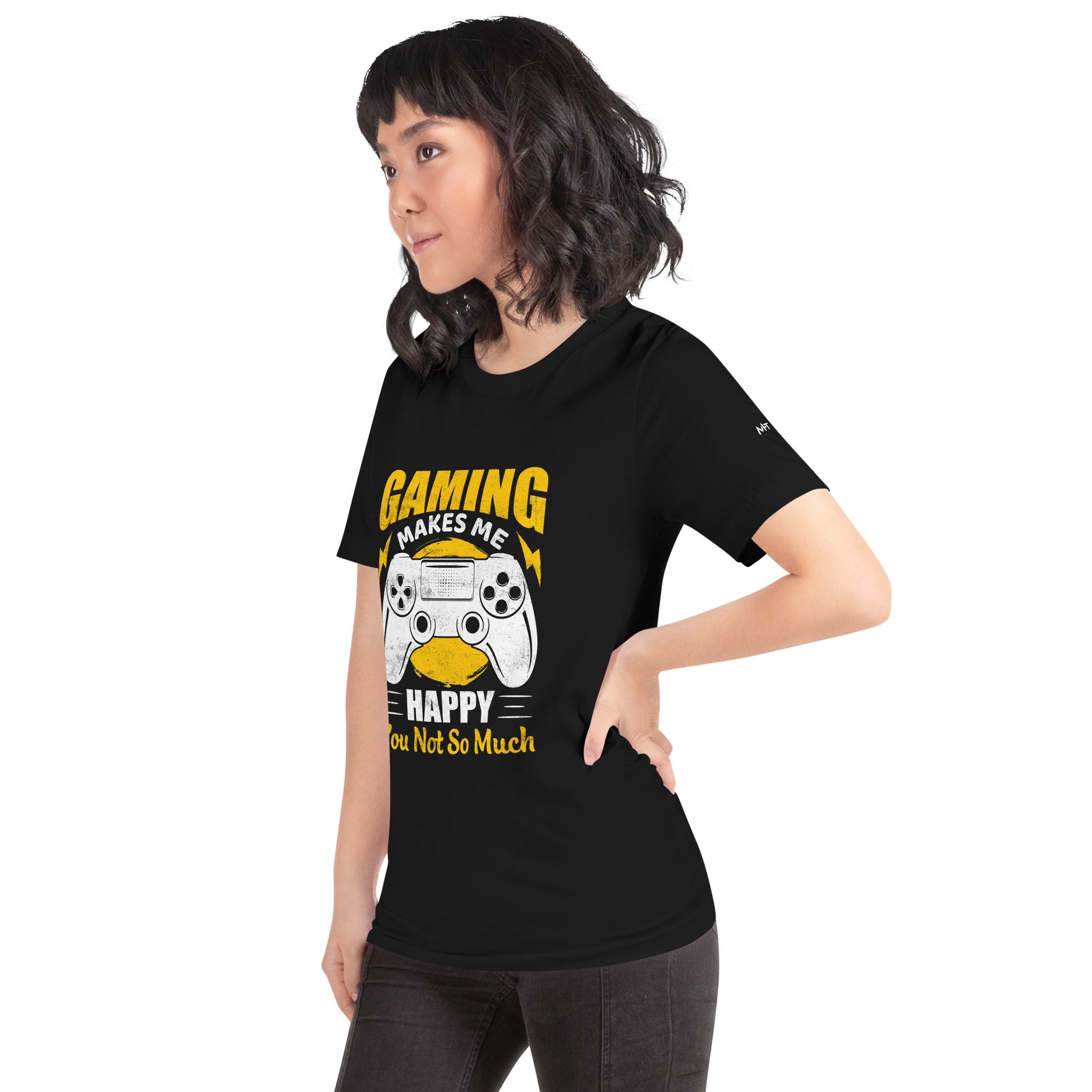 Gaming Makes me Happy (MAHFUZ) - Unisex t-shirt by DarkByteGear