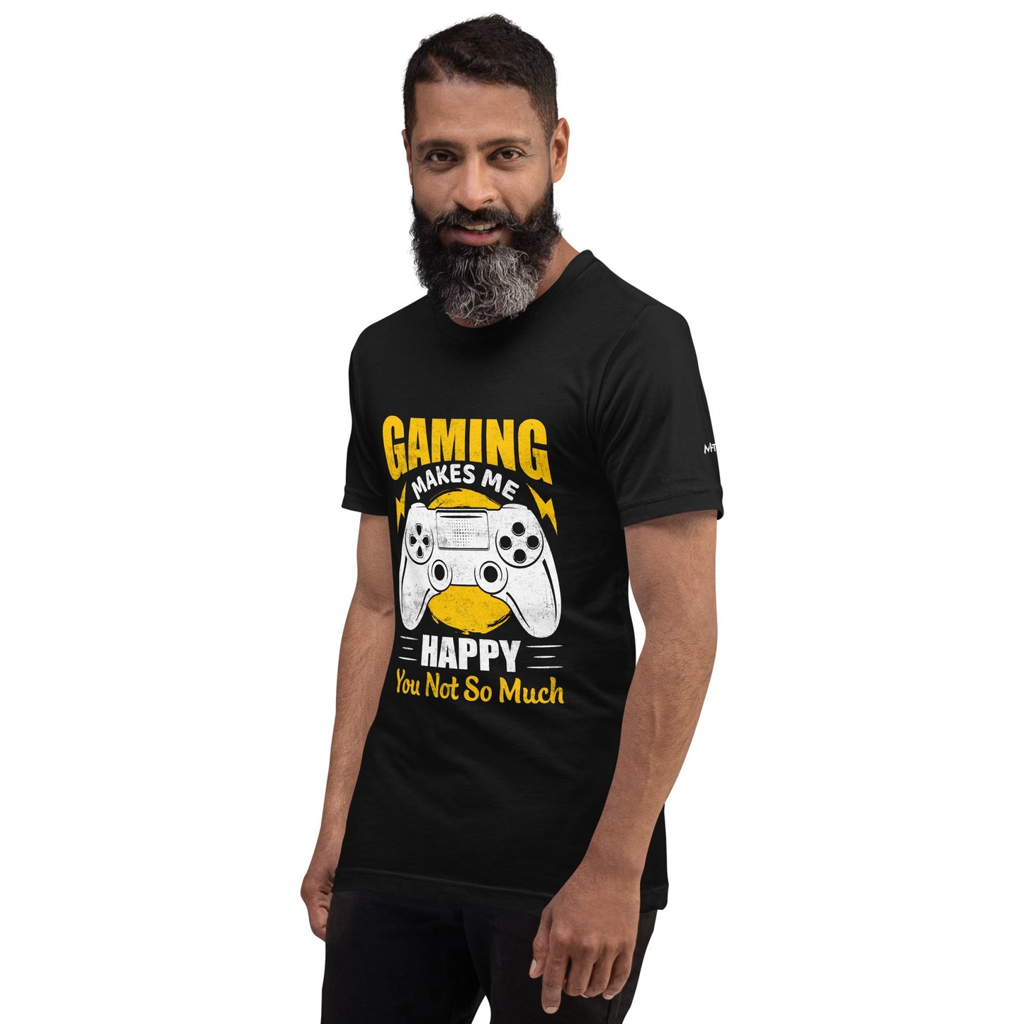 Gaming Makes me Happy (MAHFUZ) - Unisex t-shirt by DarkByteGear