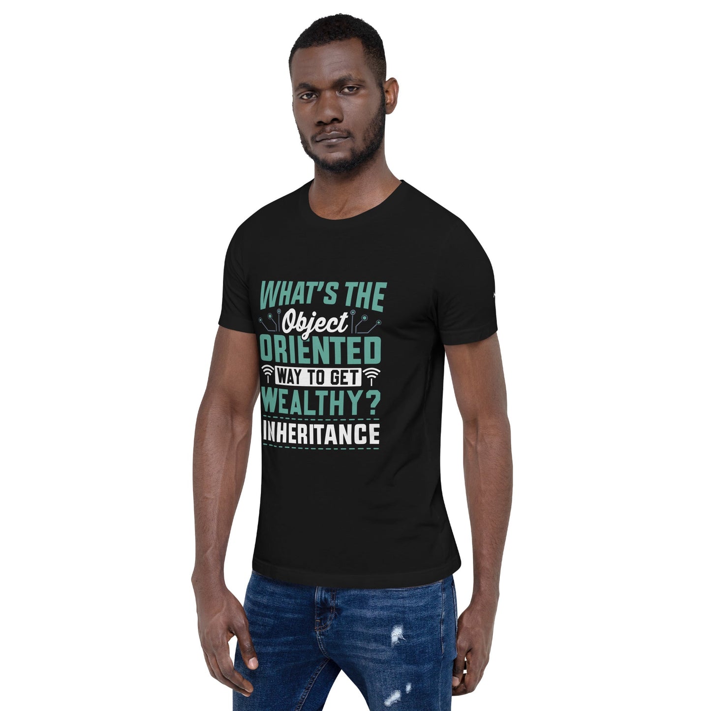 What is the Object Oriented Way to get Wealthy? Inheritance Unisex t-shirt by DarkByteGear