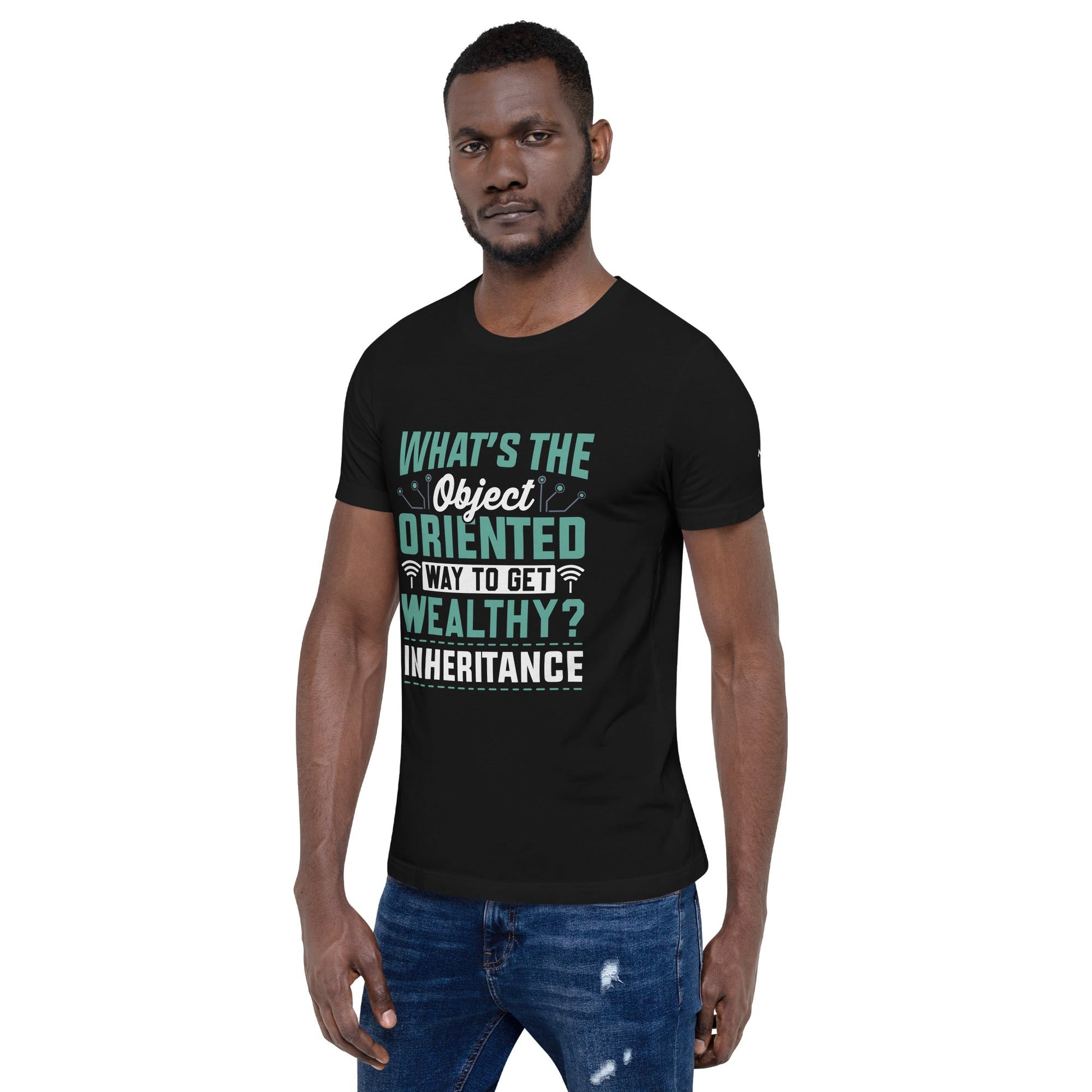 What is the Object Oriented Way to get Wealthy? Inheritance Unisex t-shirt by DarkByteGear
