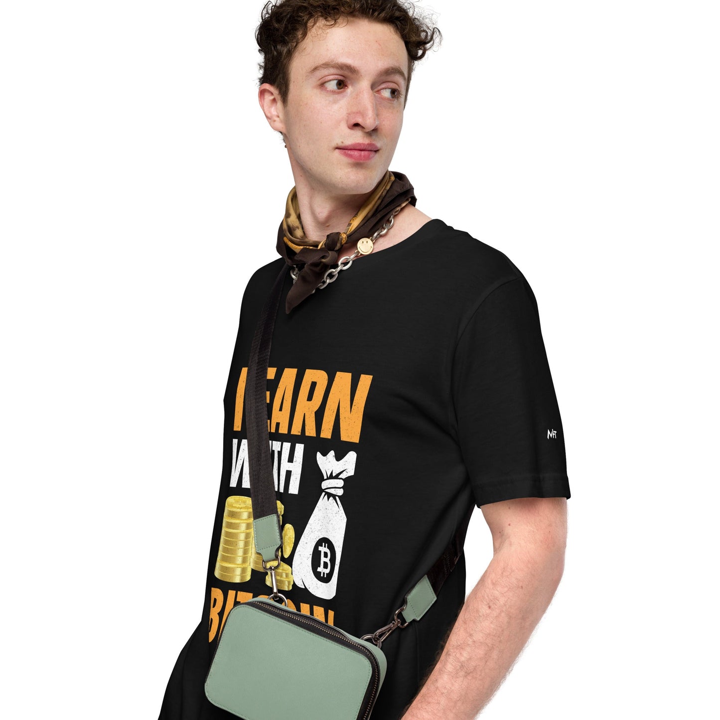 I Earn with Bitcoin - Unisex t-shirt by DarkByteGear