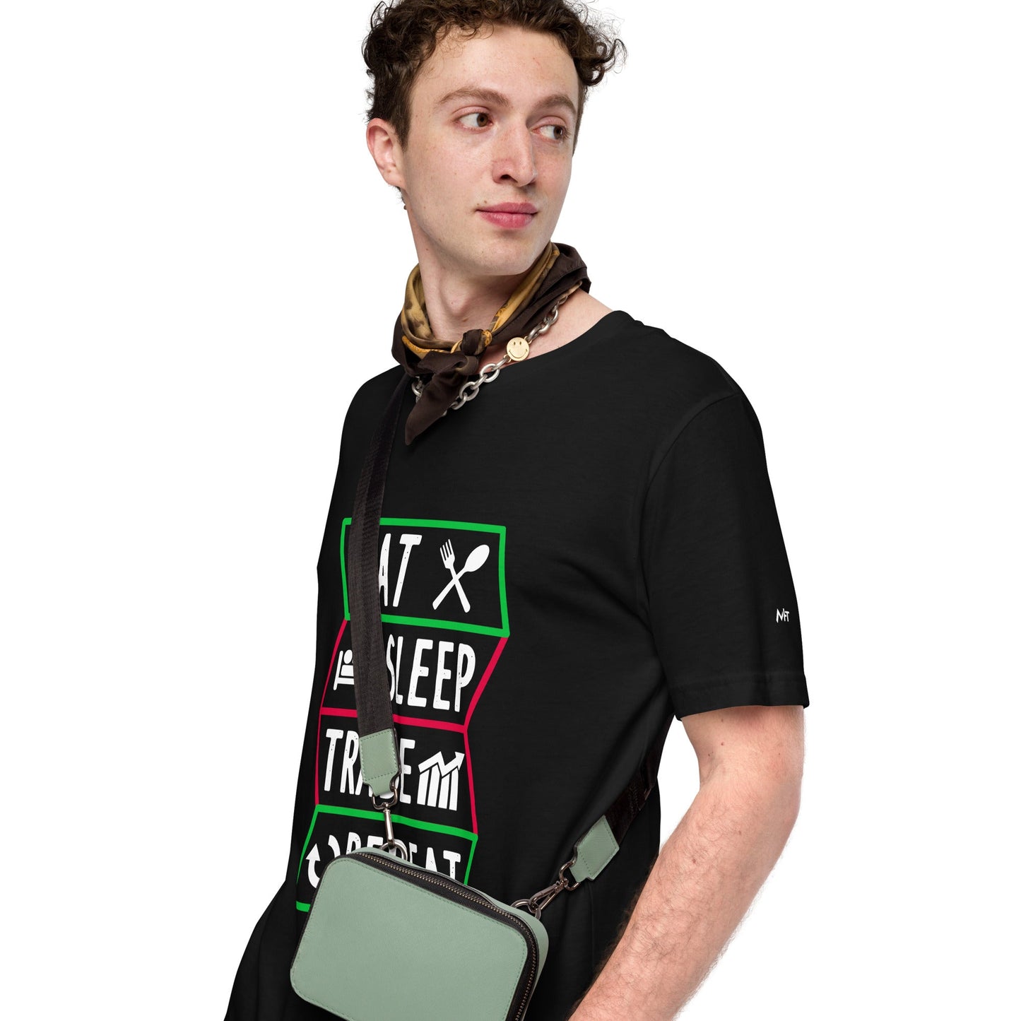Eat, Sleep, Trade, Repeat - Unisex t-shirt by DarkByteGear
