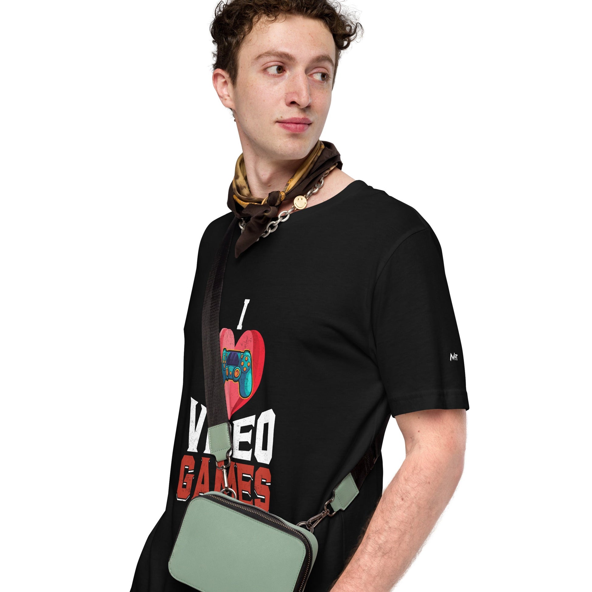 I love Video Games - Unisex t-shirt by DarkByteGear