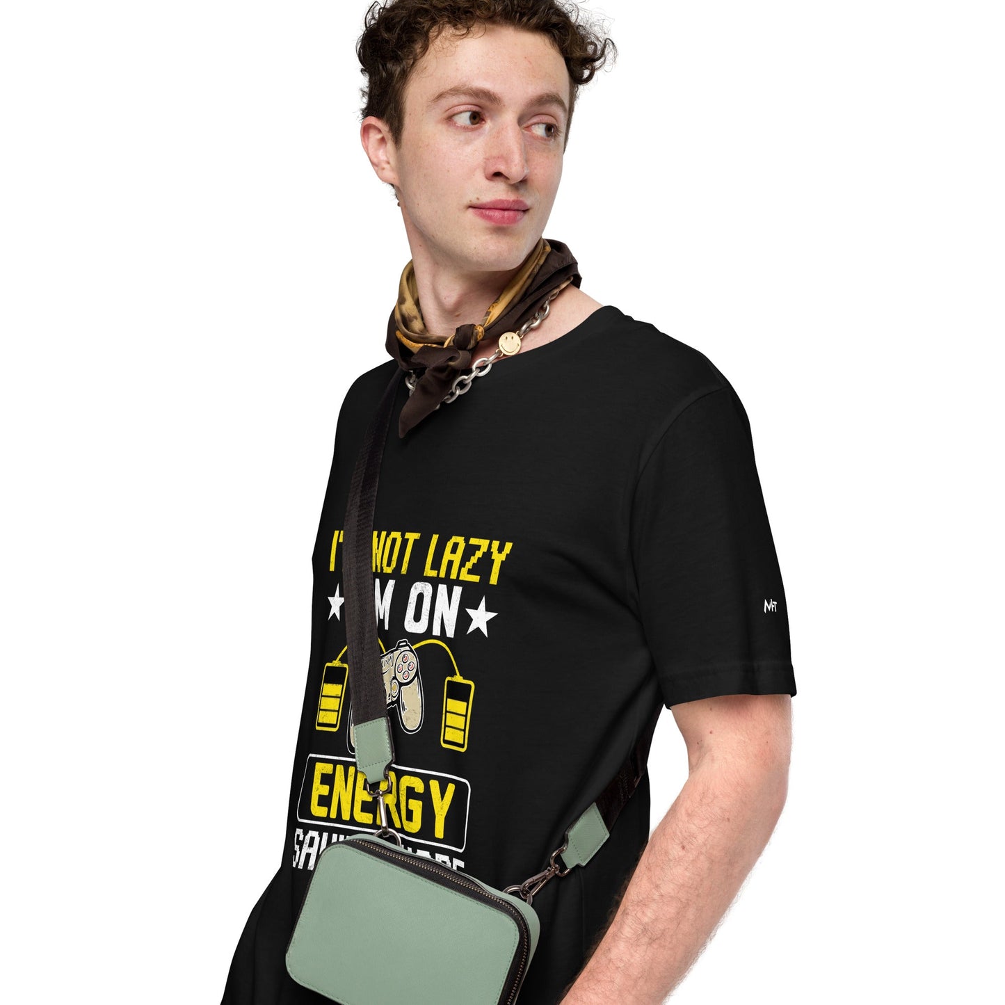 I am not Lazy, I am on Energy Saving Mode - Unisex t-shirt by DarkByteGear
