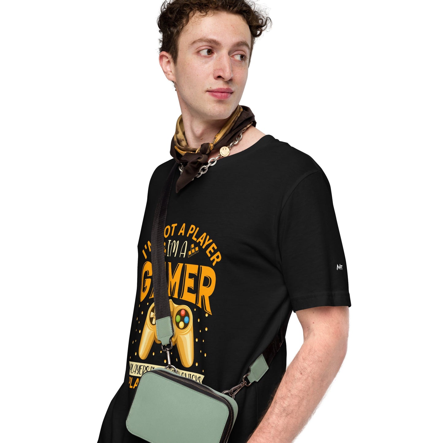 I am not a Player, I am a Gamer; Player plays with Chicks, I play with Passion - Unisex t-shirt by DarkByteGear