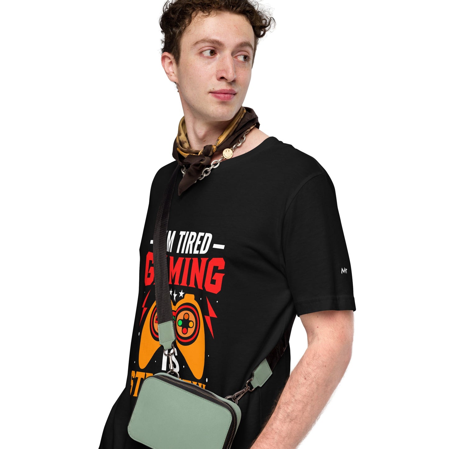 I'm Tired, Gaming is Stressful - Unisex t-shirt by DarkByteGear