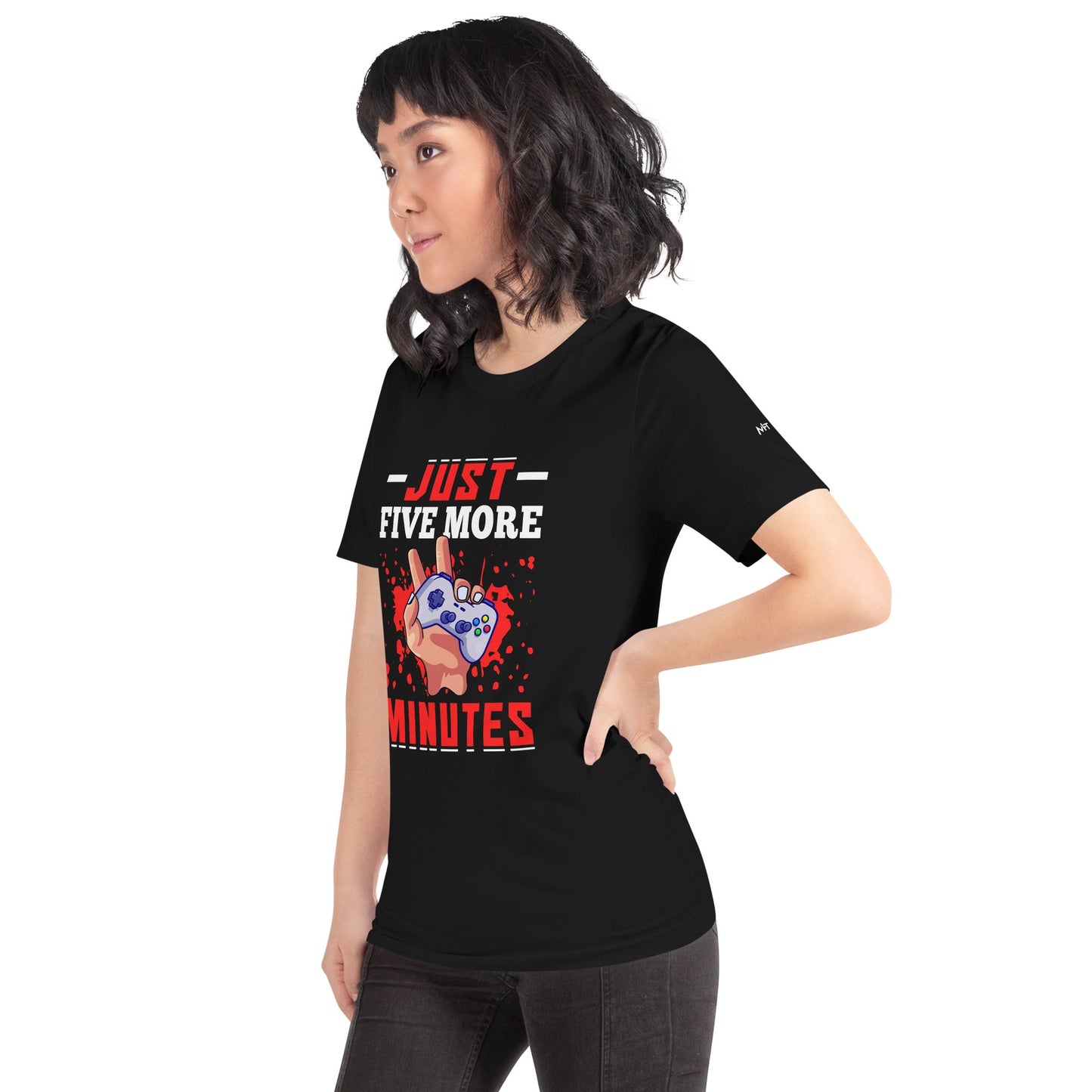 Just 5 more Minutes Rima - Unisex t-shirt by DarkByteGear